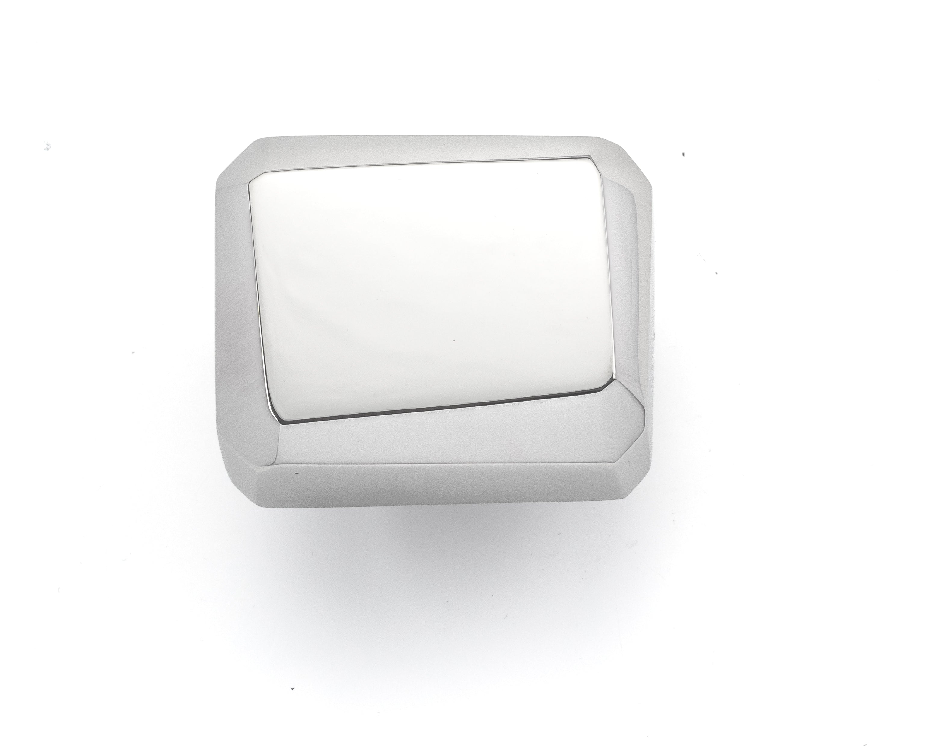 polished nickel knob