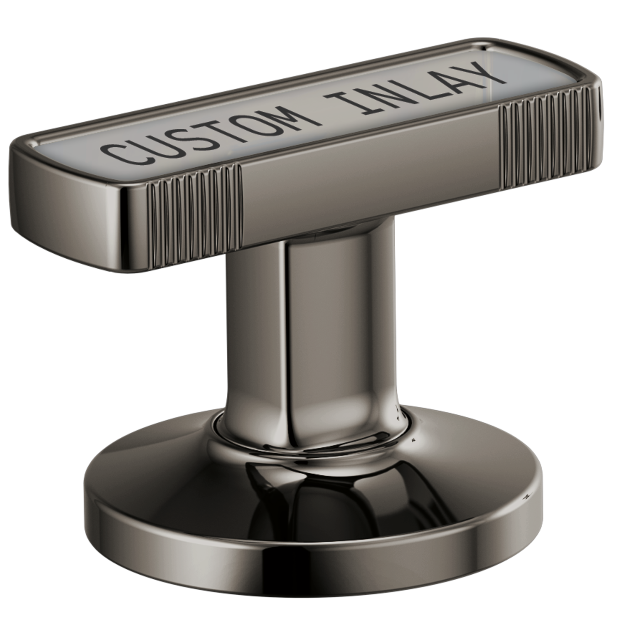 Brizo Kintsu Widespread Lavatory Knob with Custom Inlay Handle Kit by Brizo