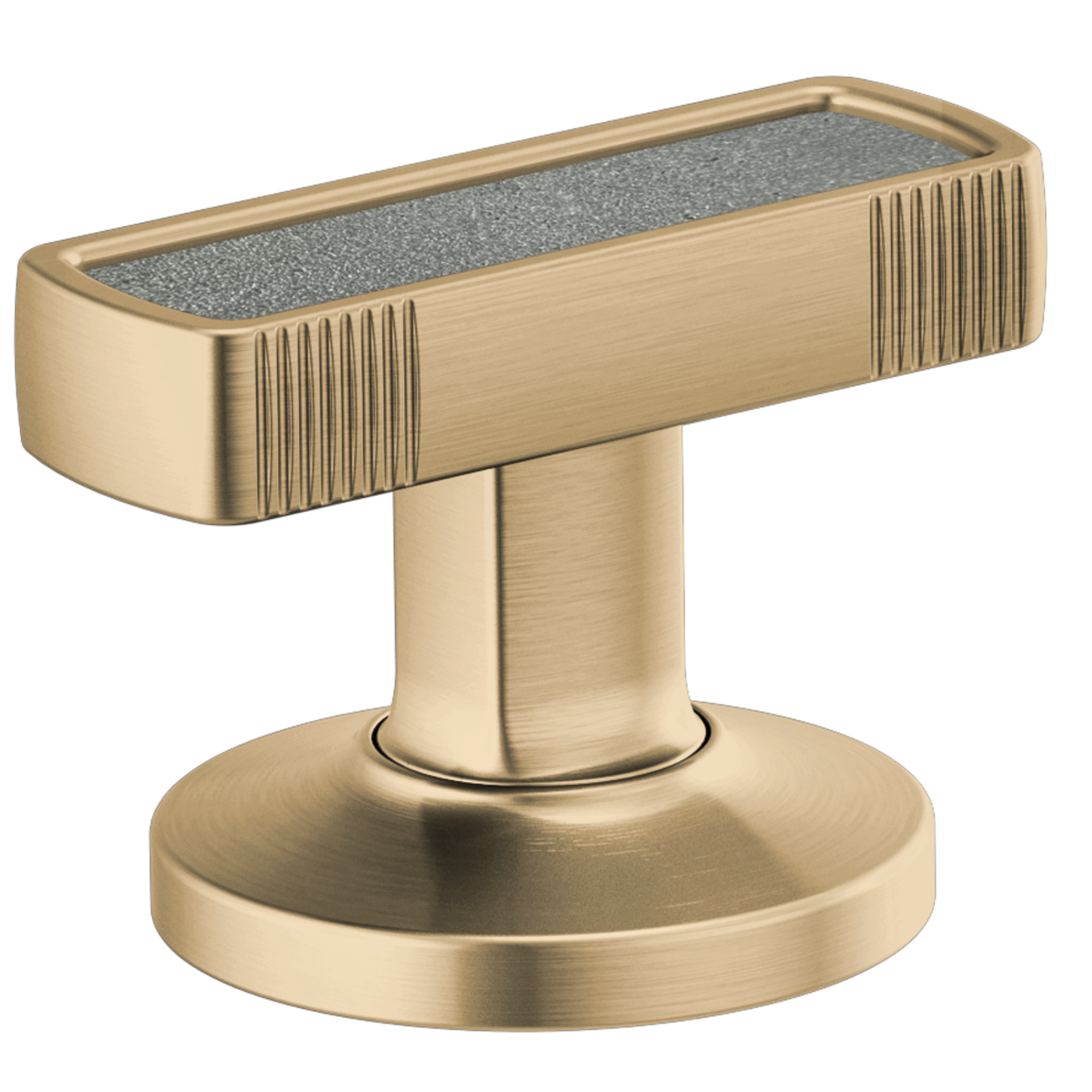 Brizo Kintsu Widespread Lavatory Knob with Concrete Inlay Handle Kit