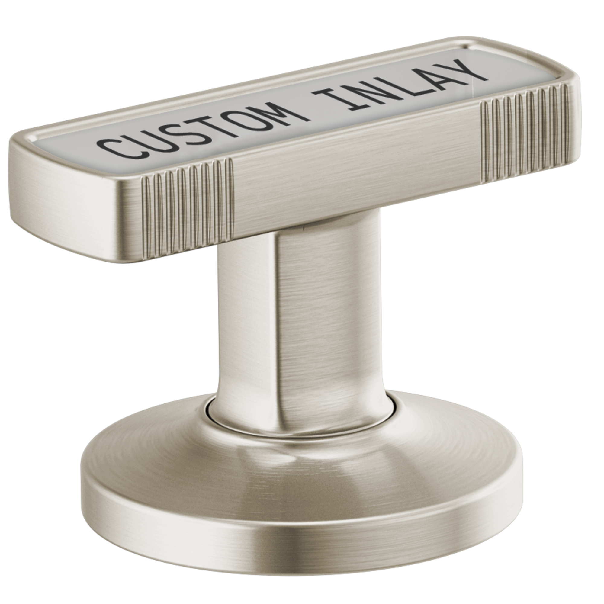 Brizo Kintsu Widespread Lavatory Knob with Custom Inlay Handle Kit by Brizo