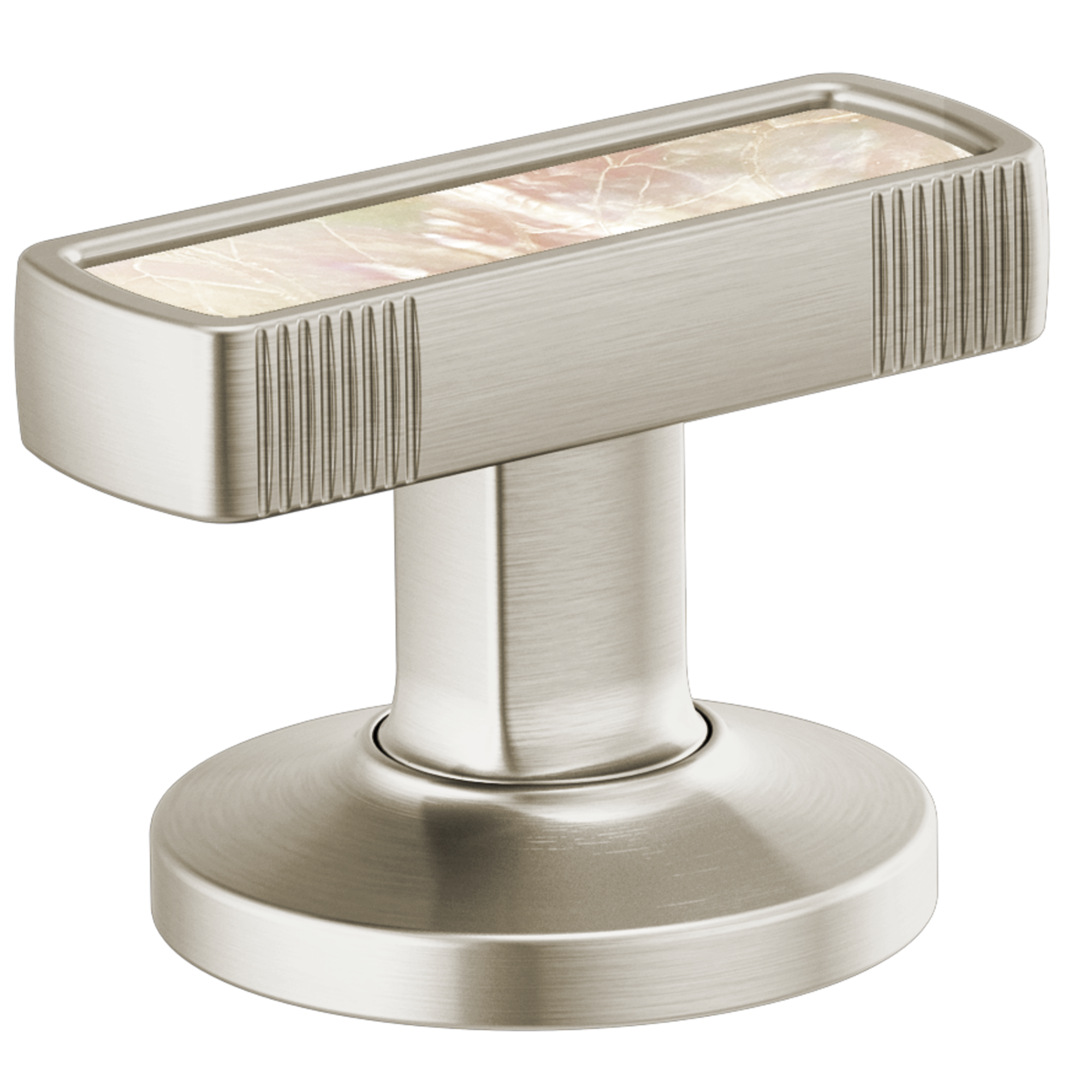 Brizo Kintsu Widespread Lavatory Knob with Mother of Pearl Inlay Handle Kit by Brizo