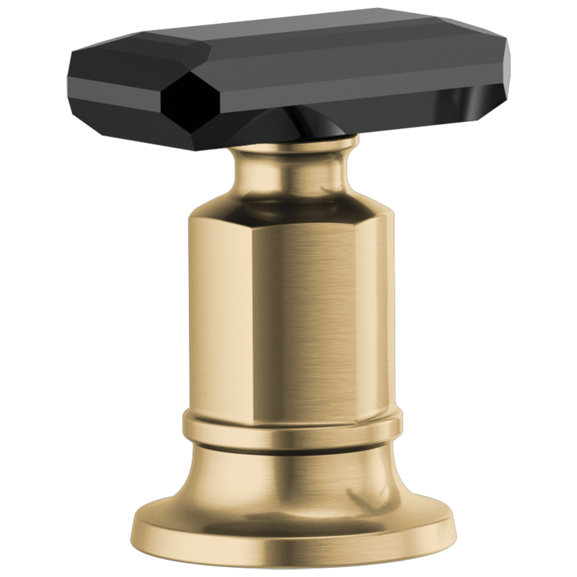 luxe gold / black crystal handle kit