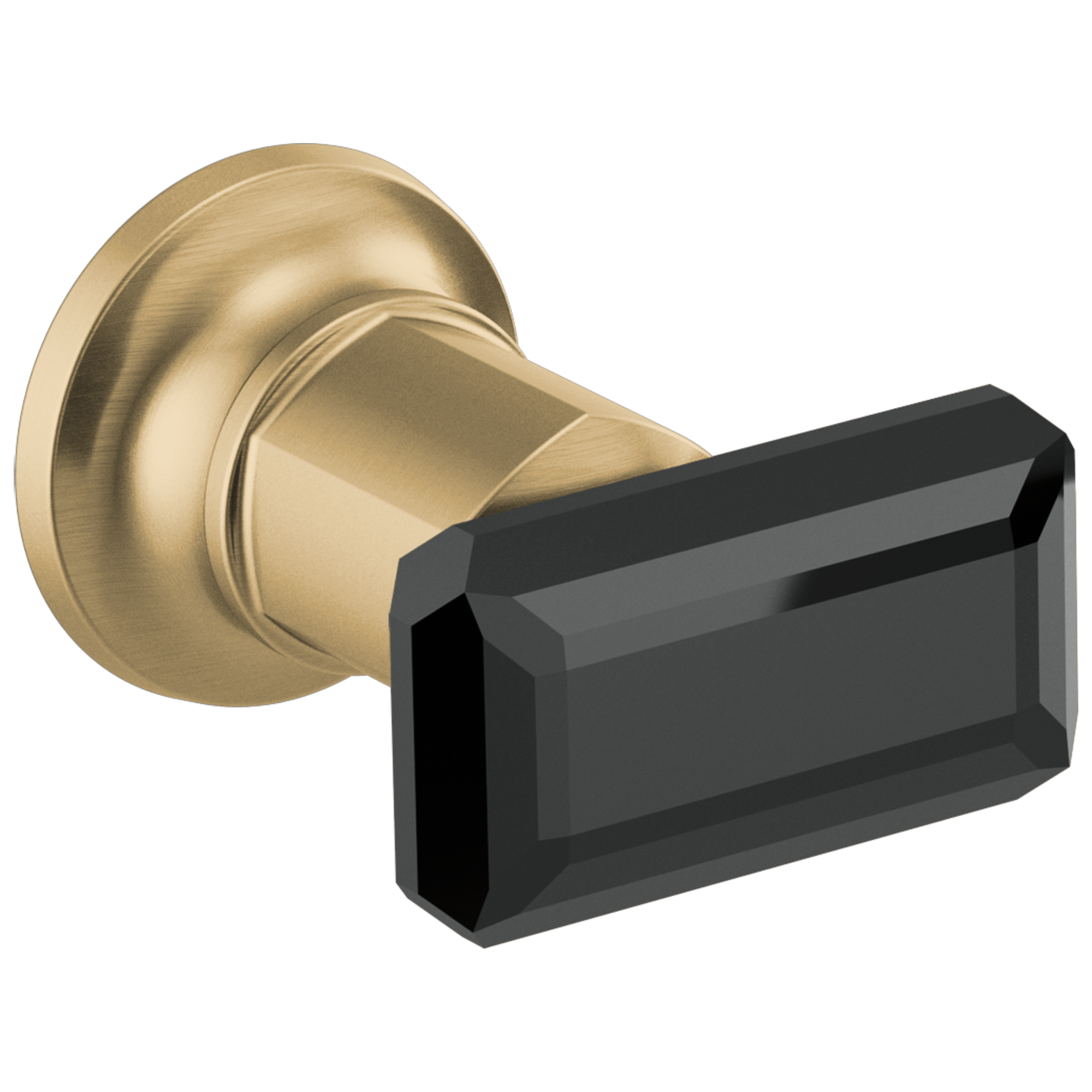 luxe gold / black crystal handle kit