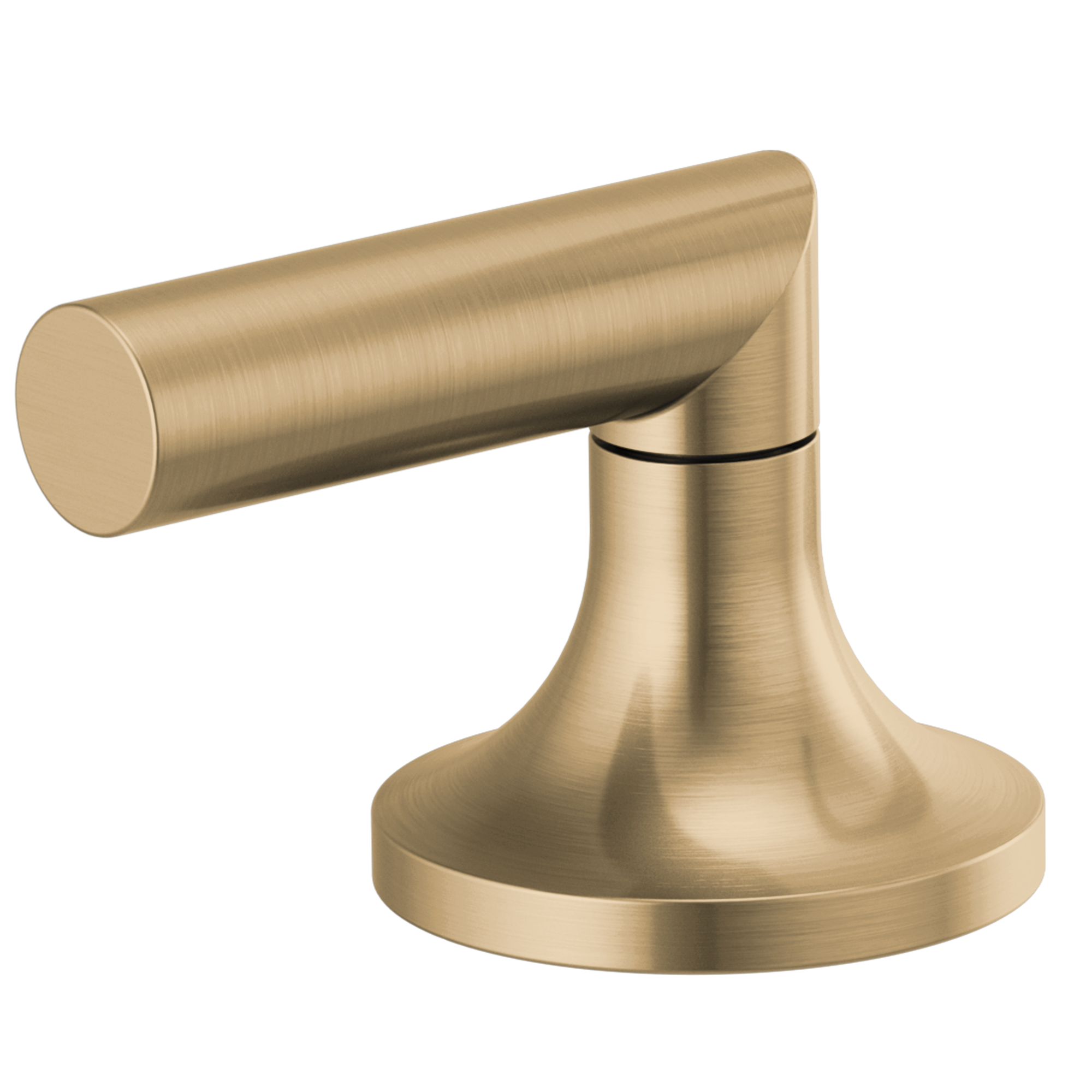 luxe gold lever handle