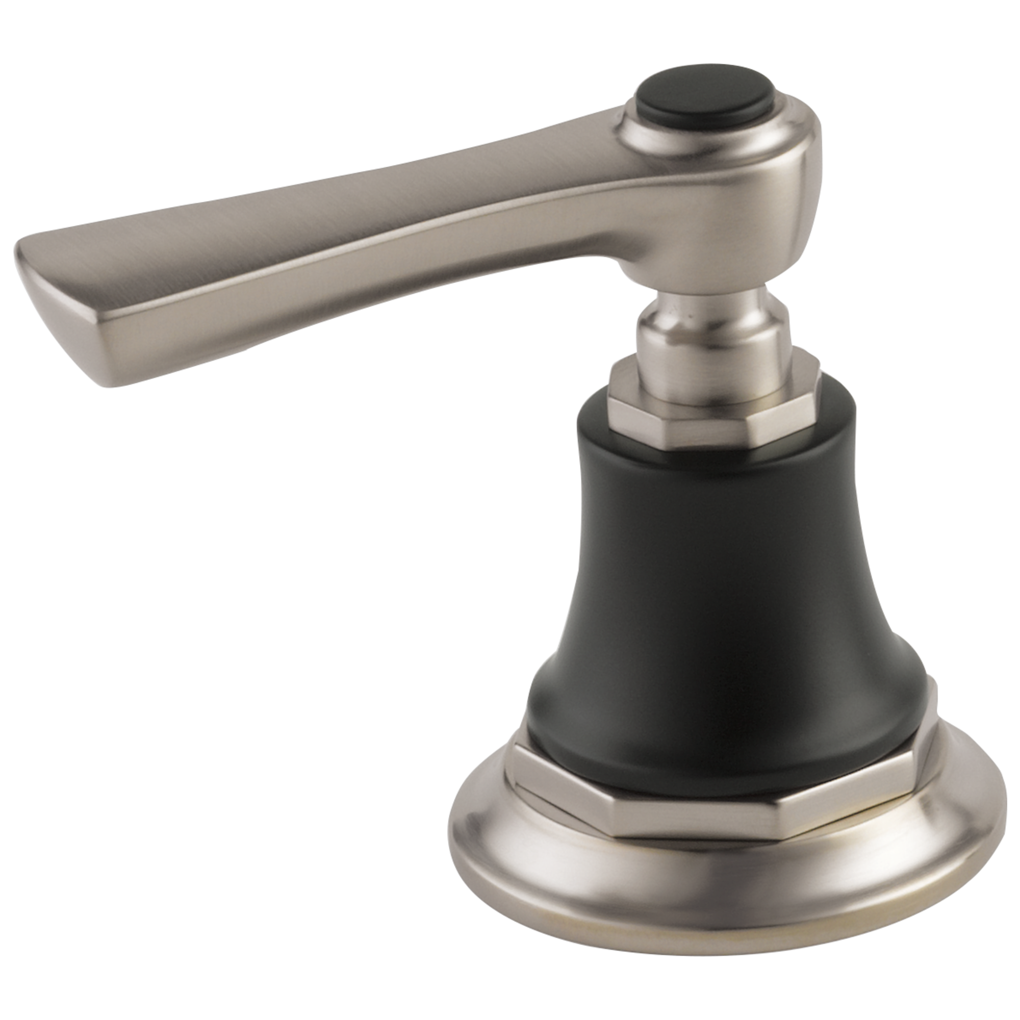 luxe nickel /matte black handle kit