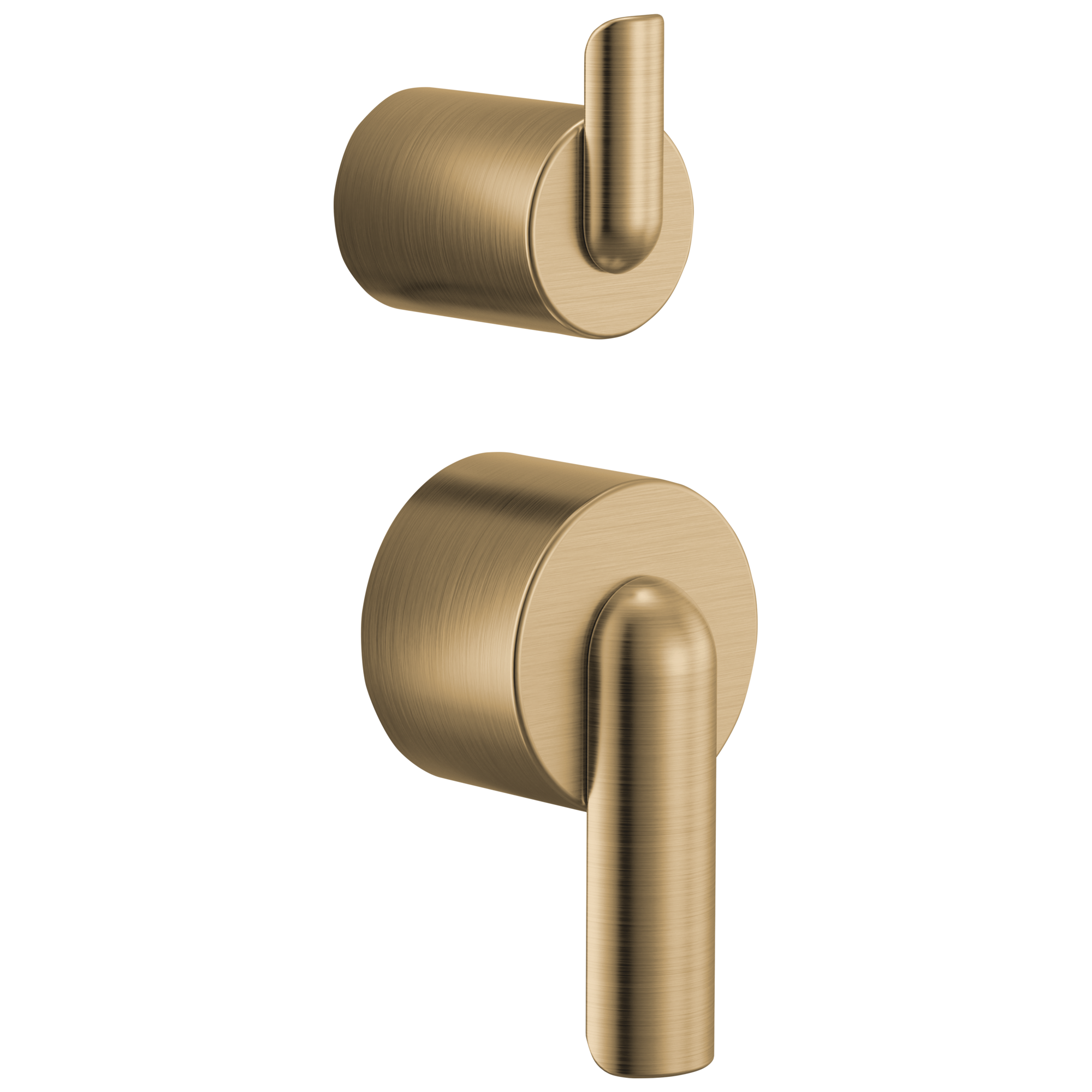 Brizo Roccesco Pressure Balance Valve with Integrated Diverter Trim Bent Lever Handle Kit by Brizo