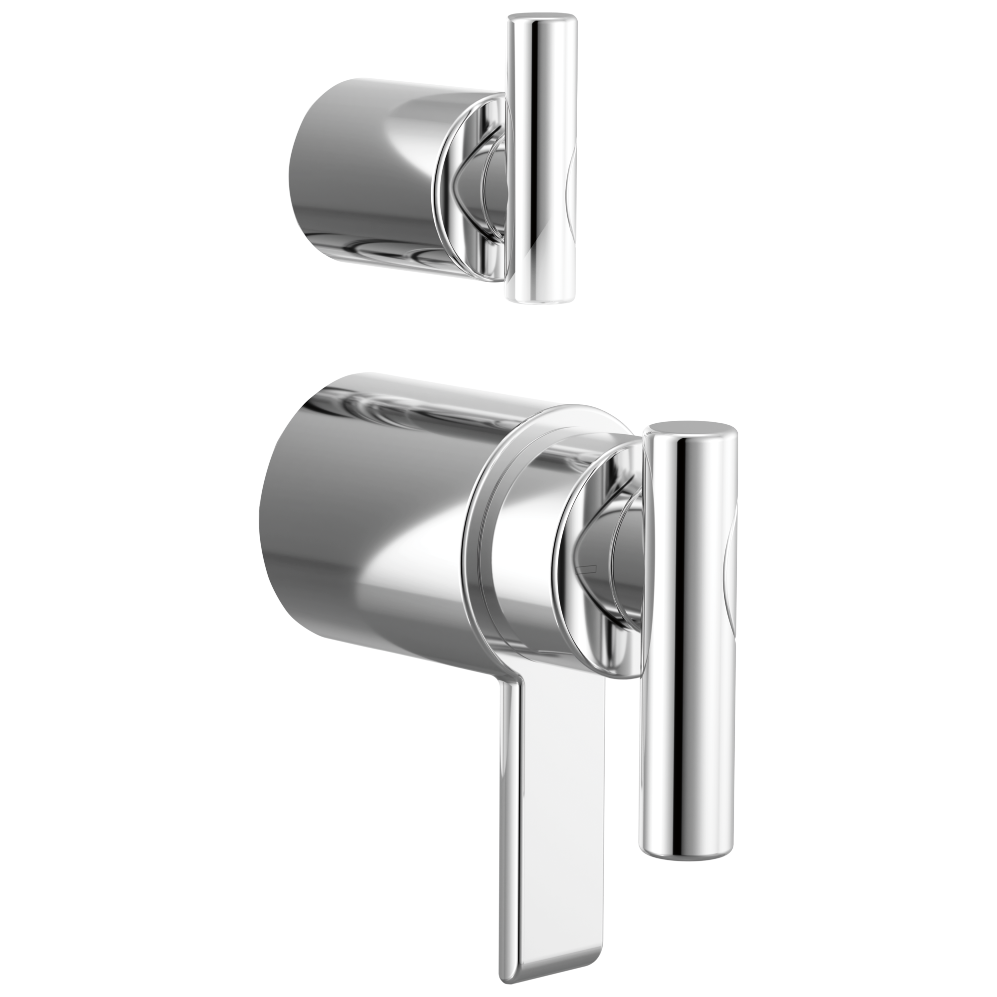 chrome shower handle kit