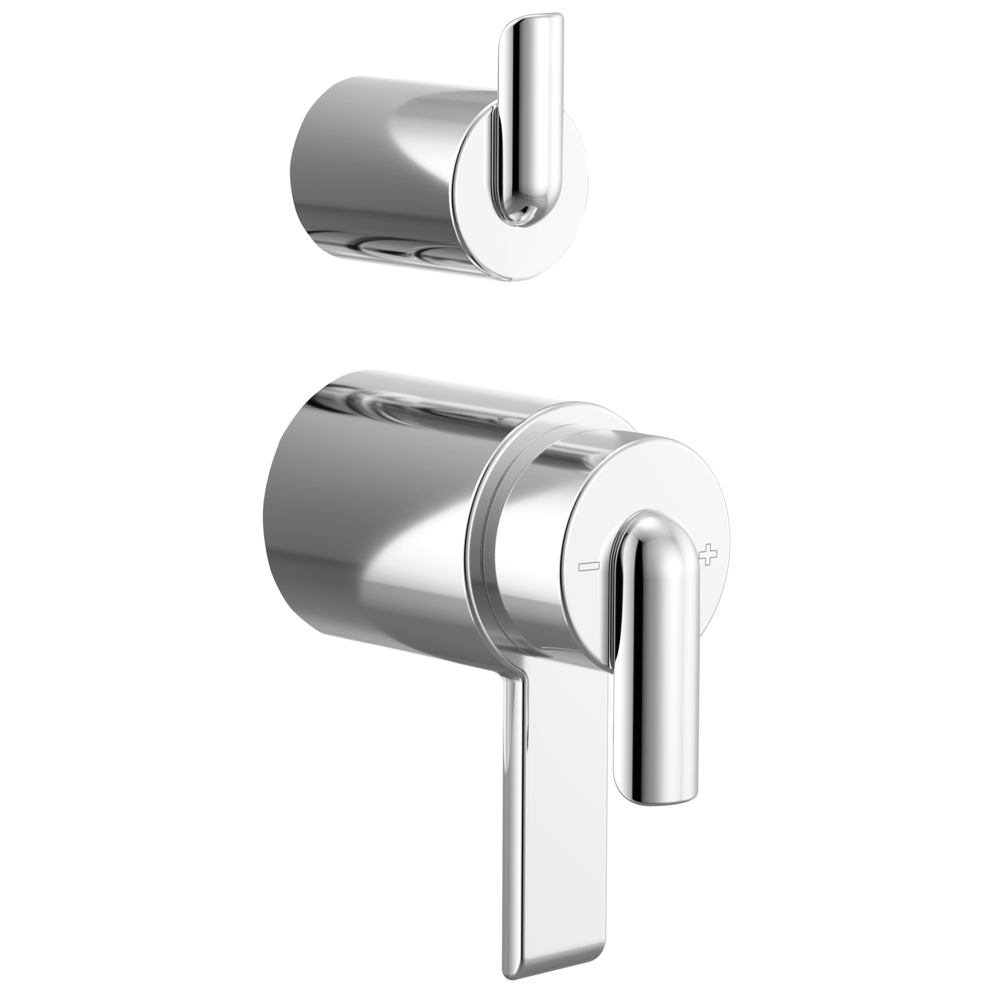 chrome shower handle kit