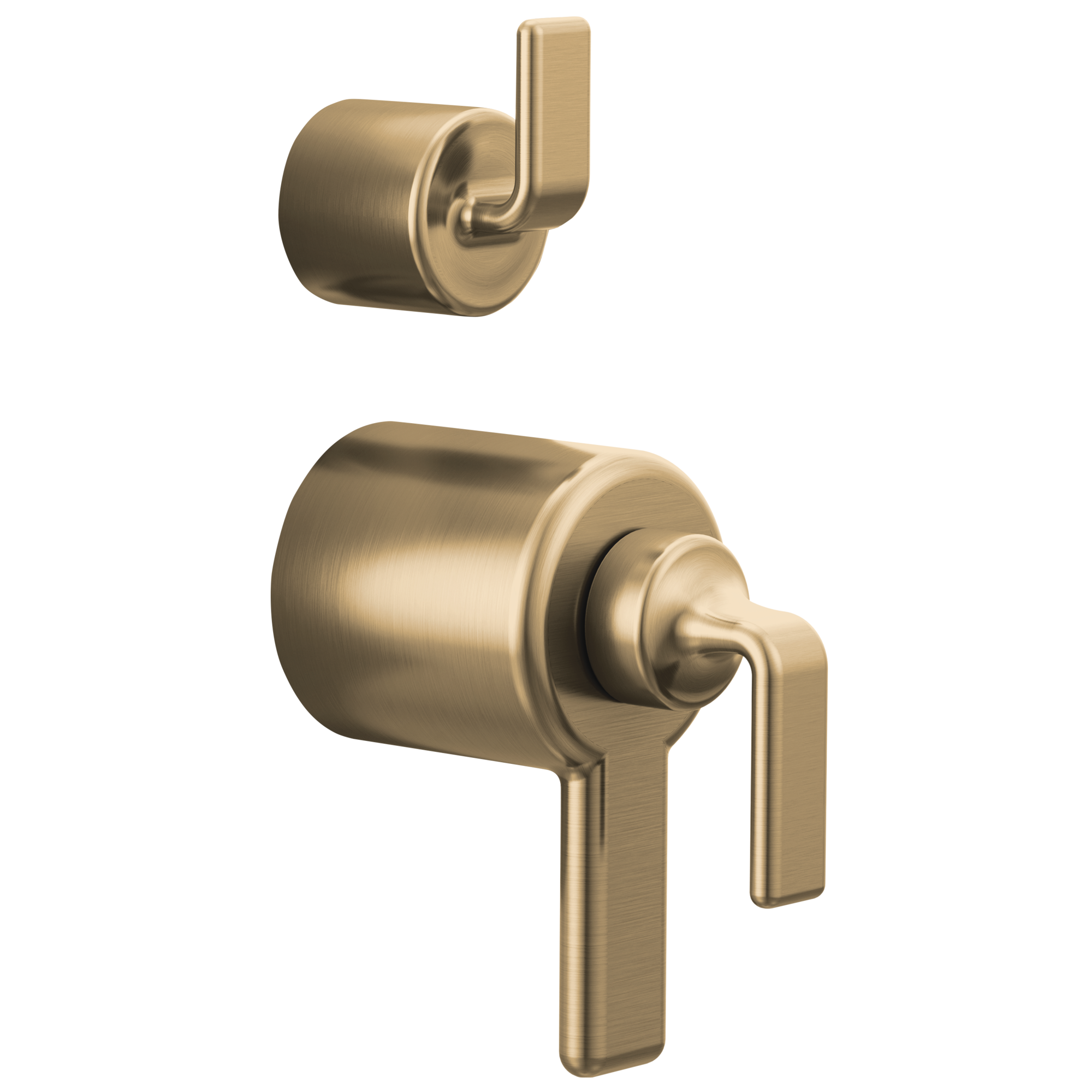 Brizo Allaria TempAssure Thermostatic Valve Trim with Integrated Diverter Trim Twist Lever Handle Kit by Brizo