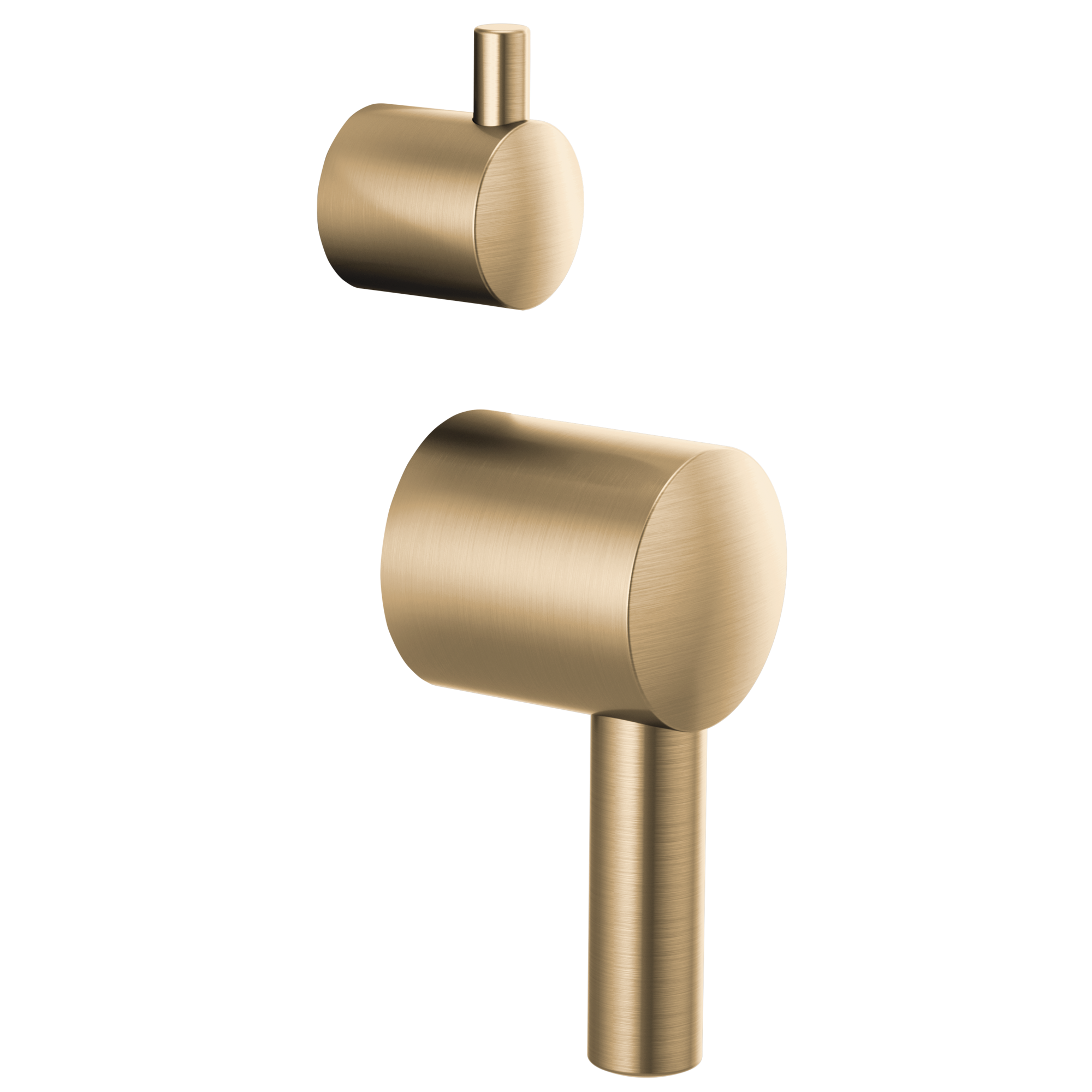 luxe gold lever handle