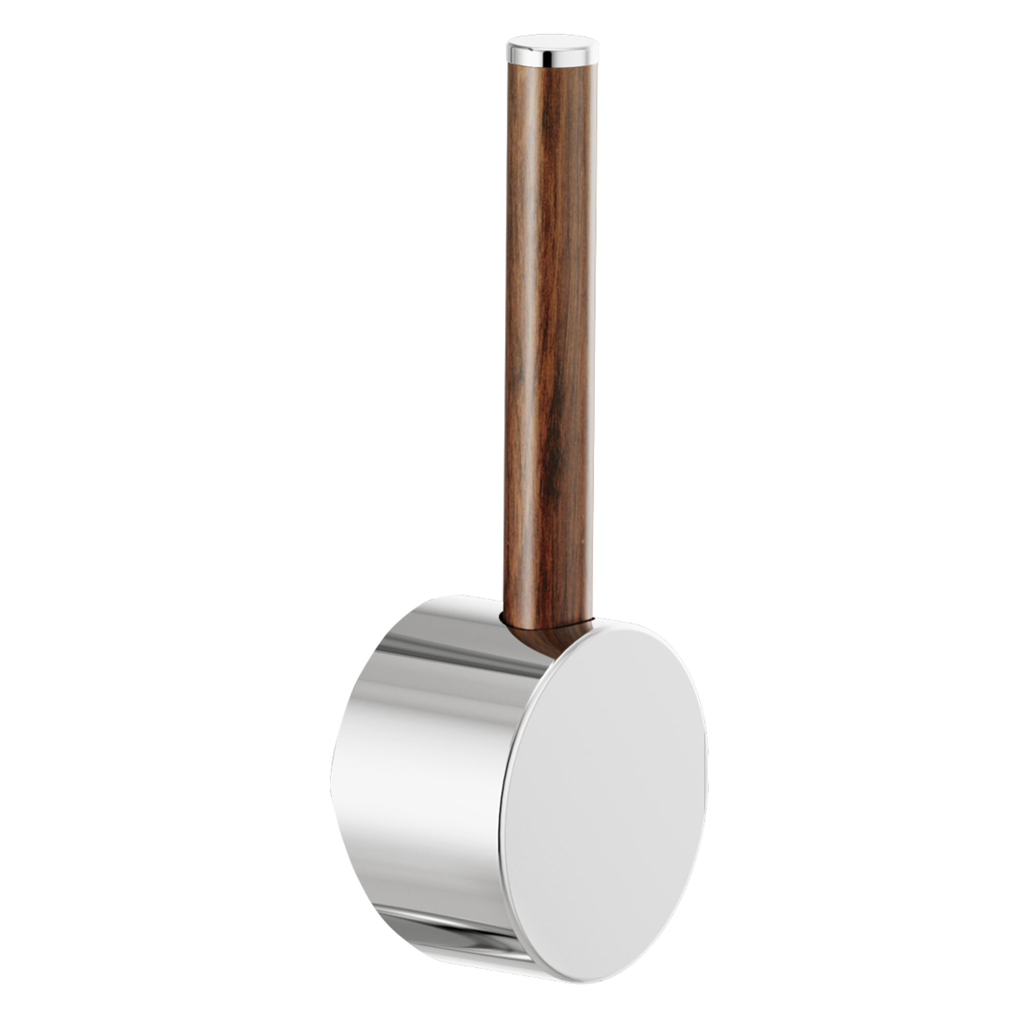 chrome / wood handle kit
