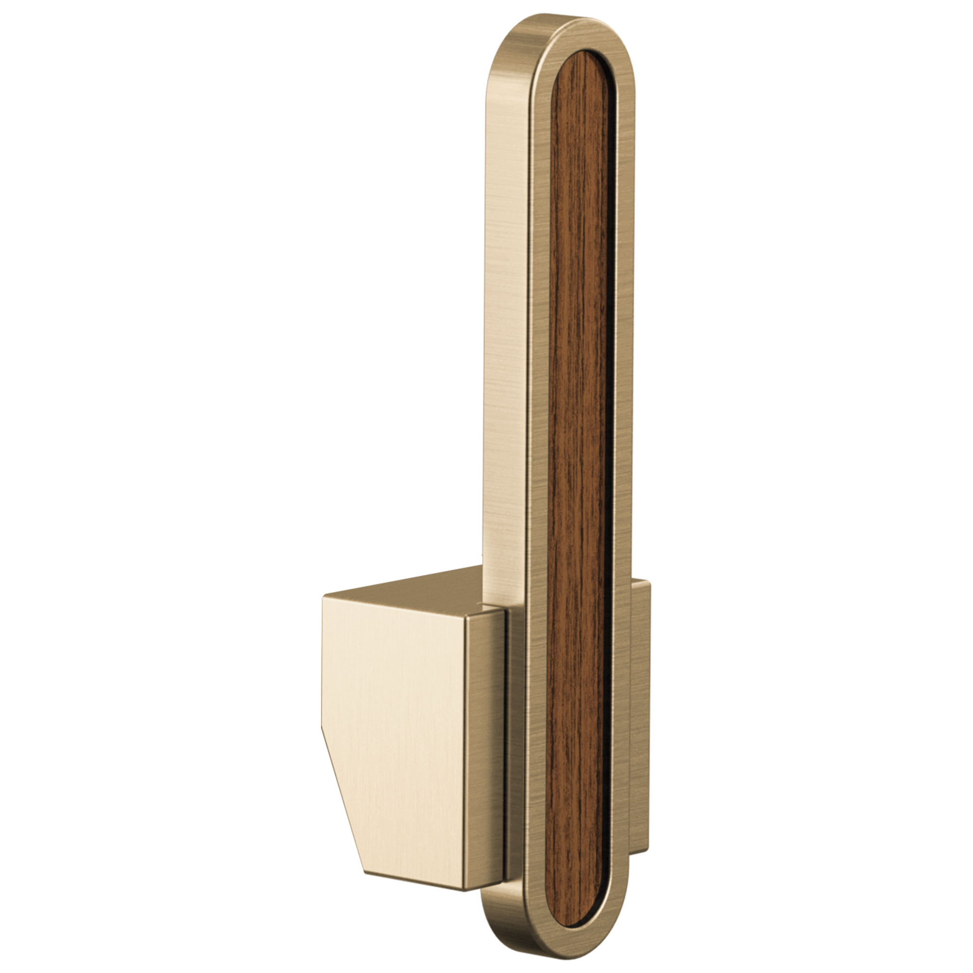 Brizo Frank Lloyd Wright Pull-Down Kitchen Faucet Arc Lever with Wood Inlay Handle Kit by Brizo