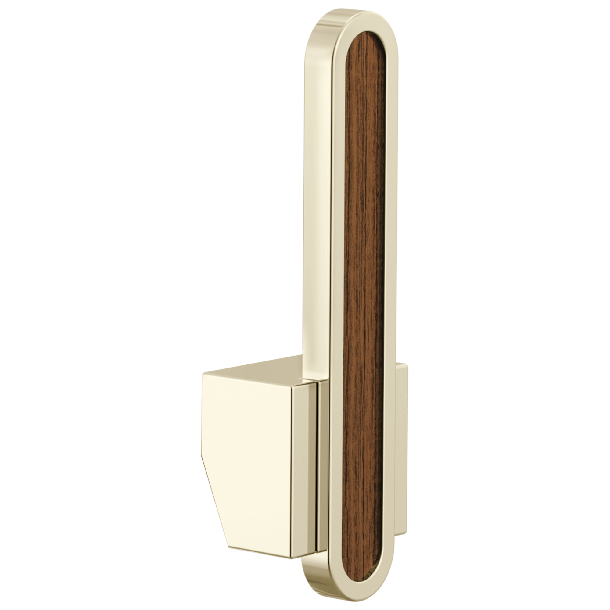 Brizo Frank Lloyd Wright Pull-Down Kitchen Faucet Arc Lever with Wood Inlay Handle Kit by Brizo