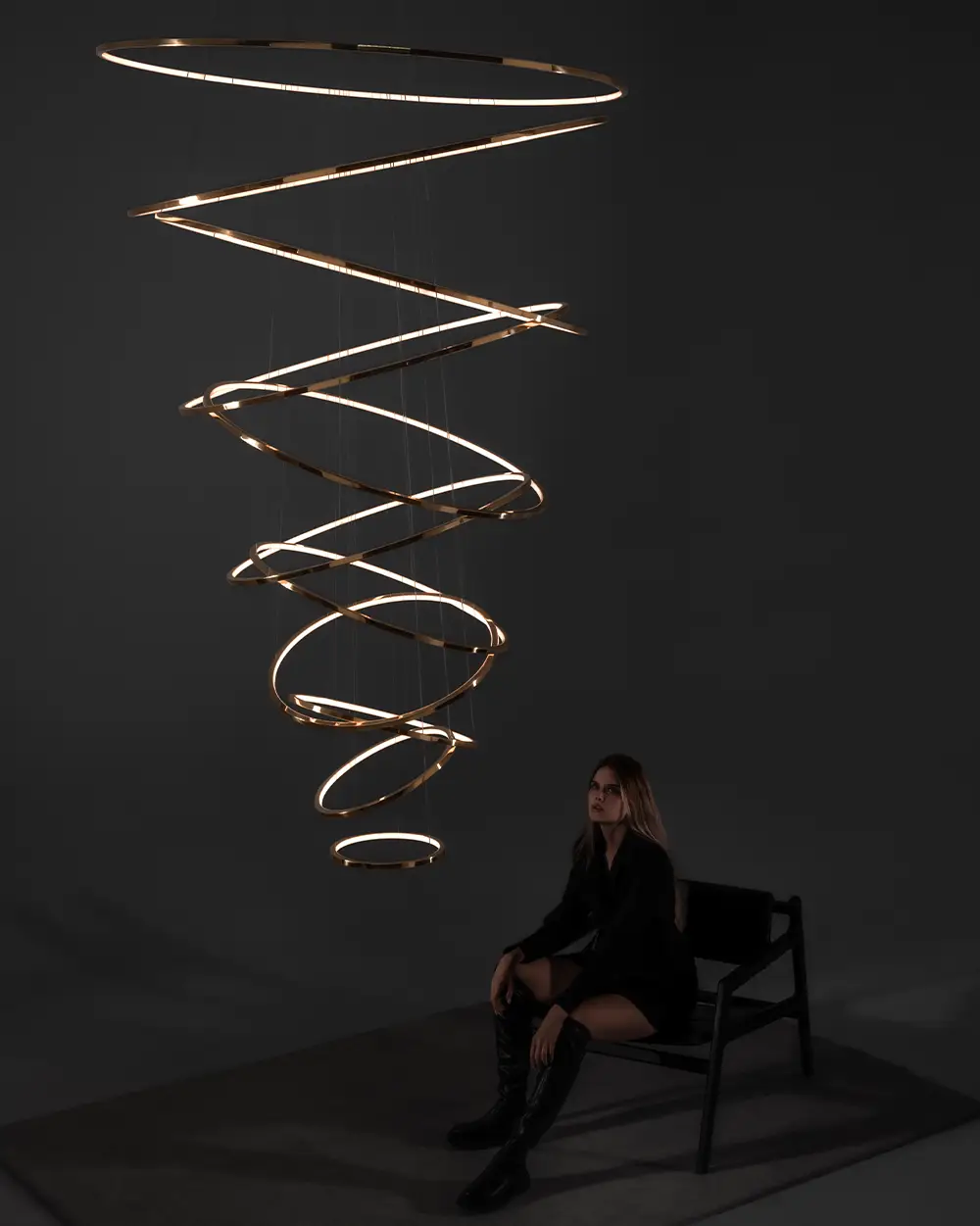 rose cooper chandelier