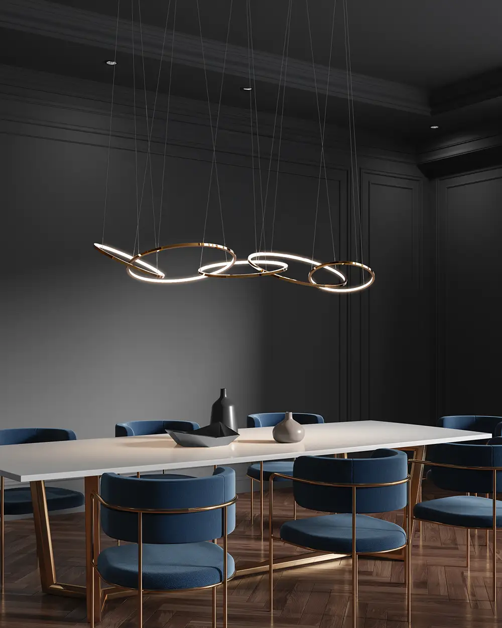 rose cooper chandelier