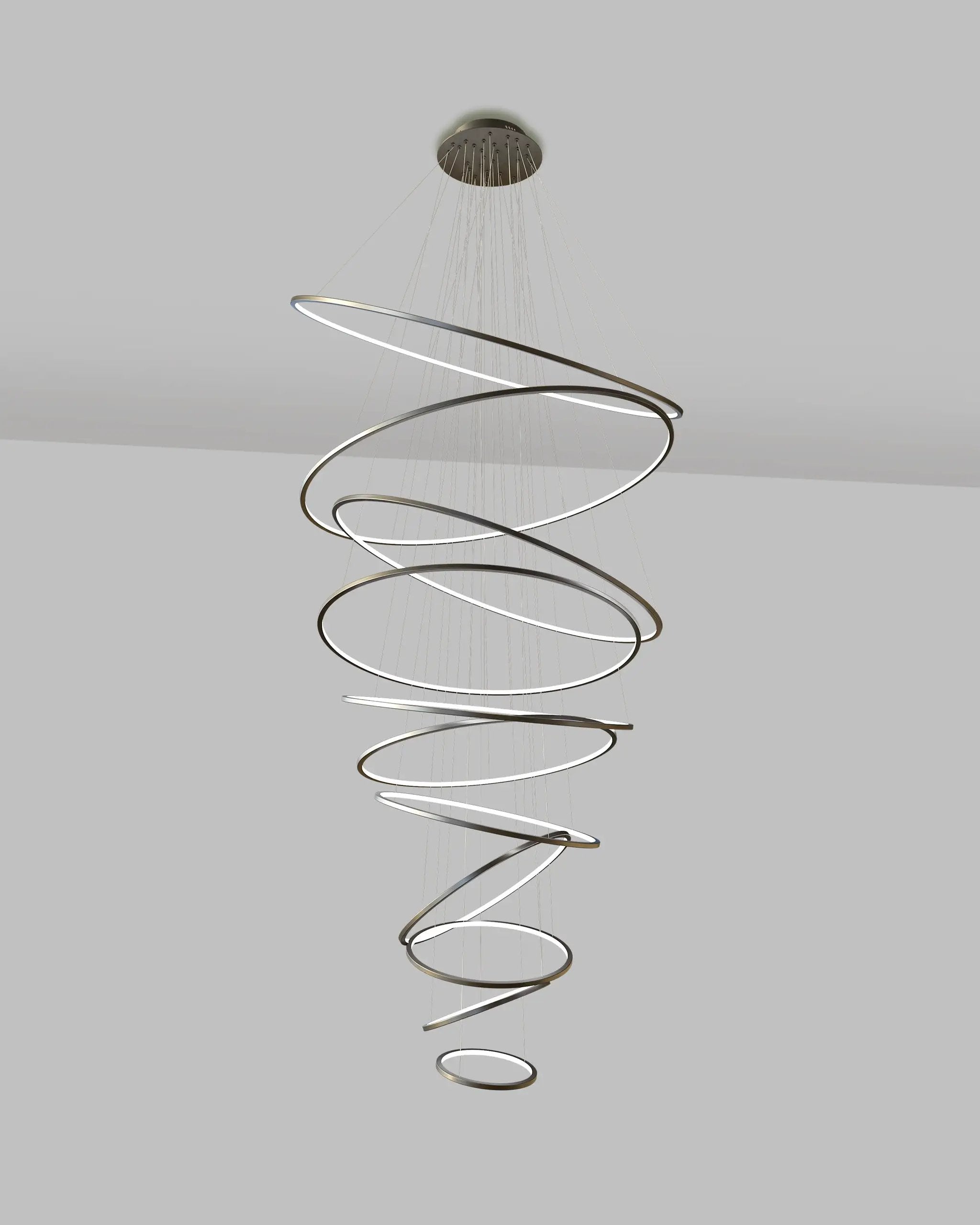 Birot Lighting Hoop 11 Chandelier by Birot Lighting