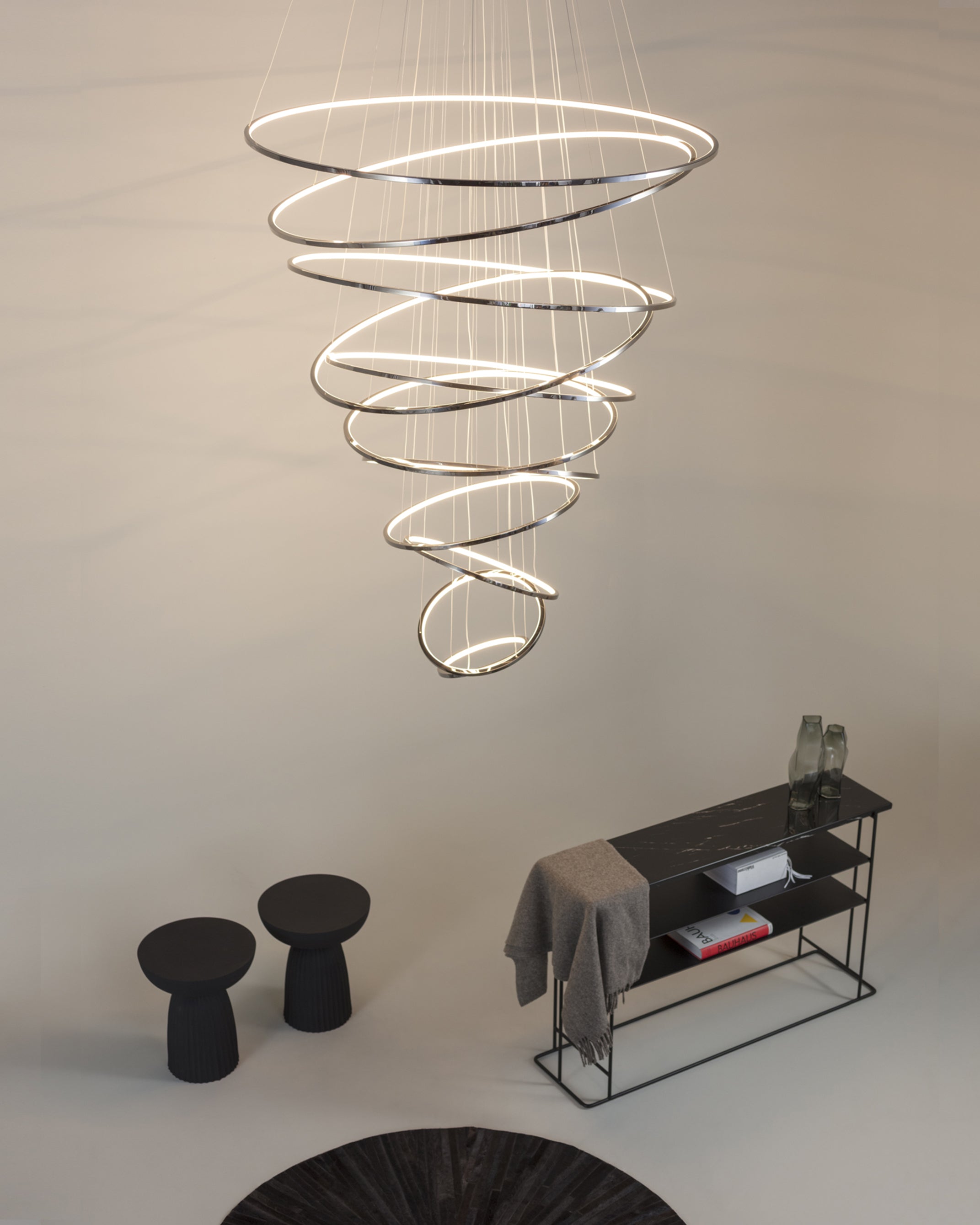 dark matt chandelier