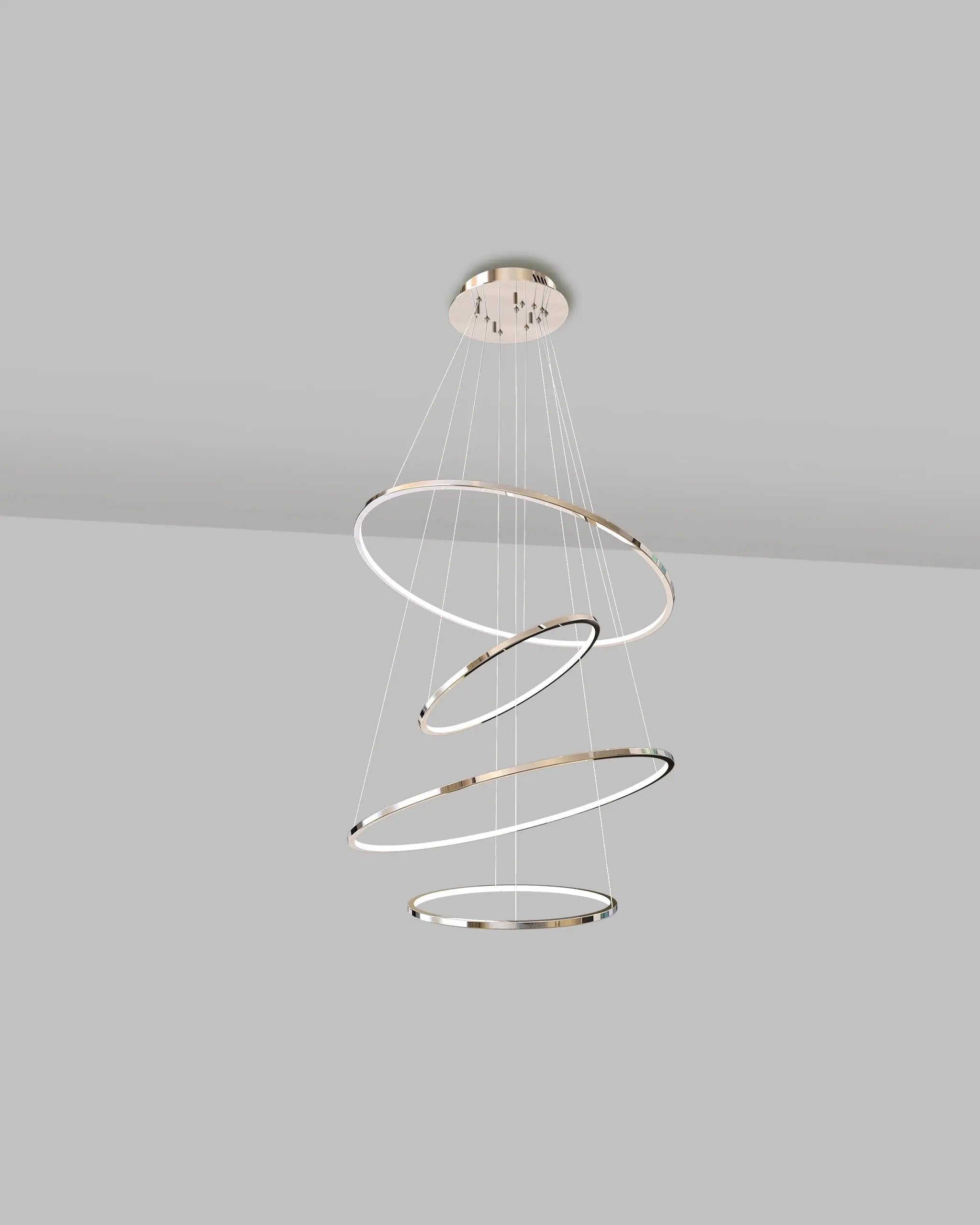 chrome chandelier