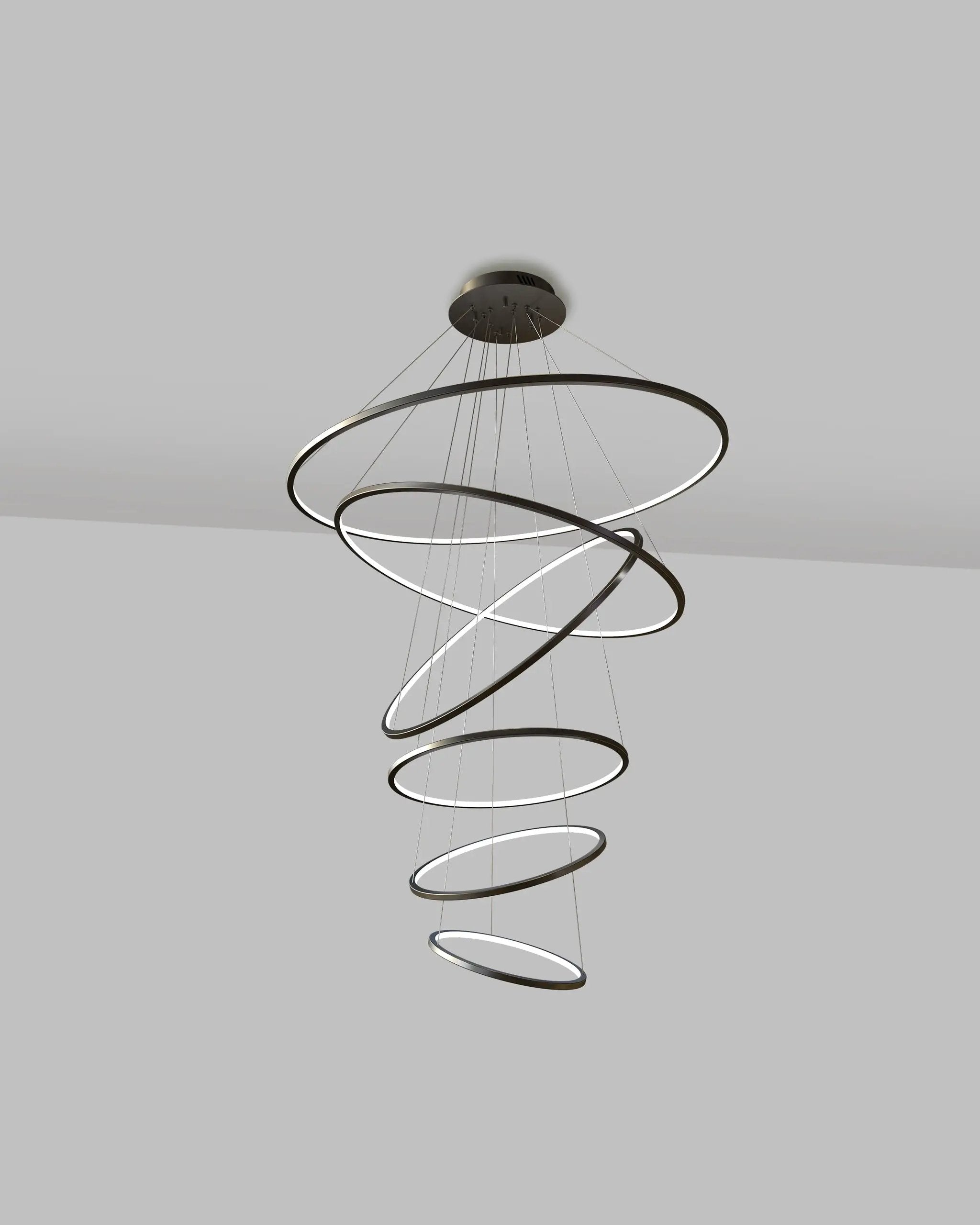 Birot Lighting Hoop 6 Chandelier by Birot Lighting
