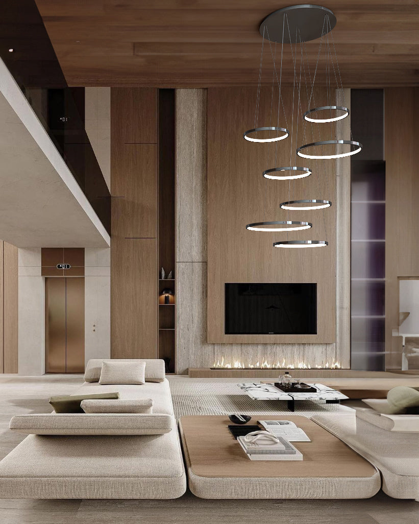 dark matt chandelier