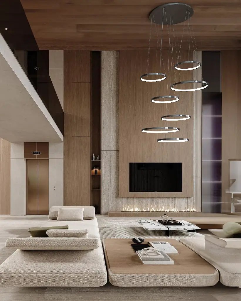 dark matt chandelier