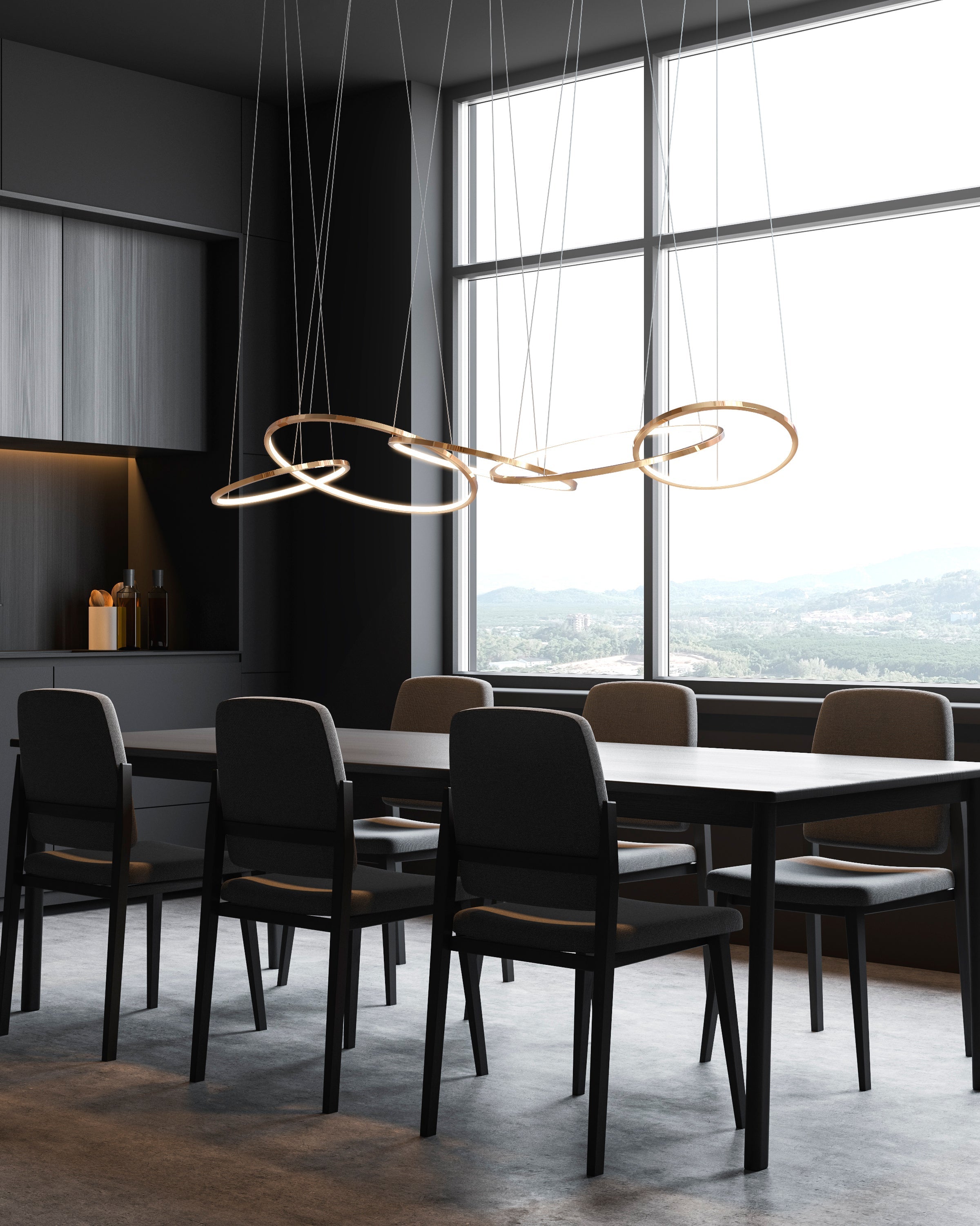 rose cooper chandelier