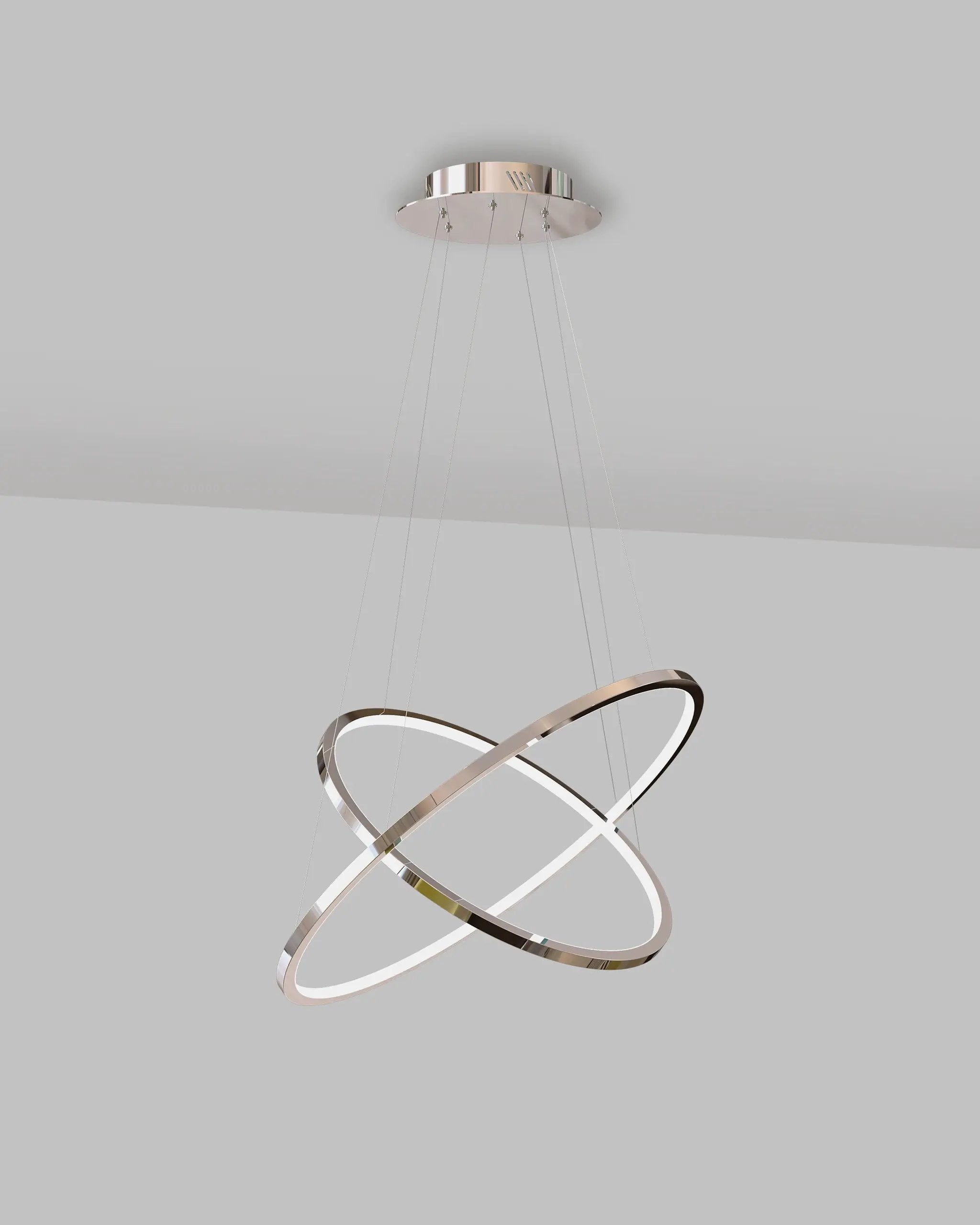 chrome chandelier