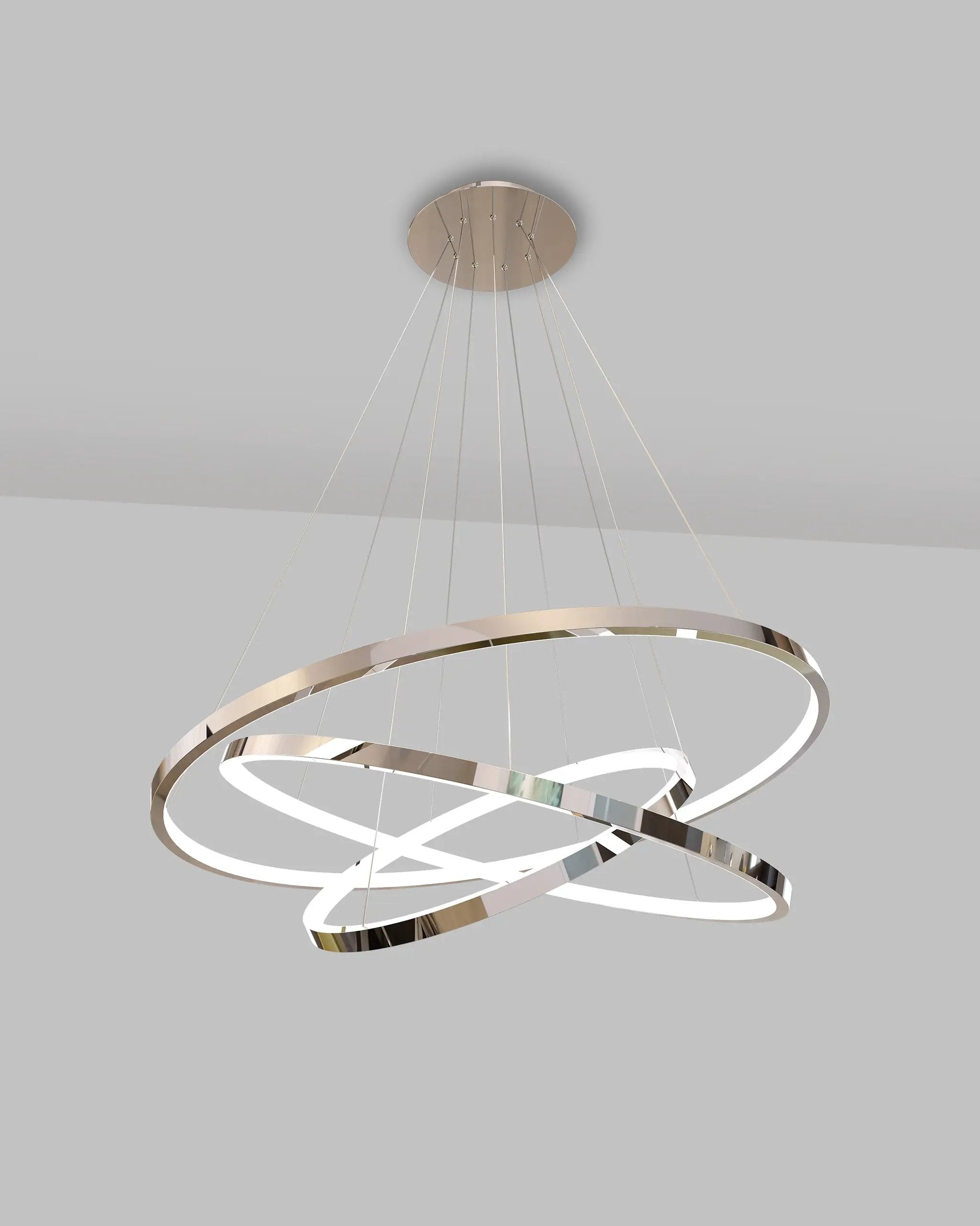 chrome chandelier