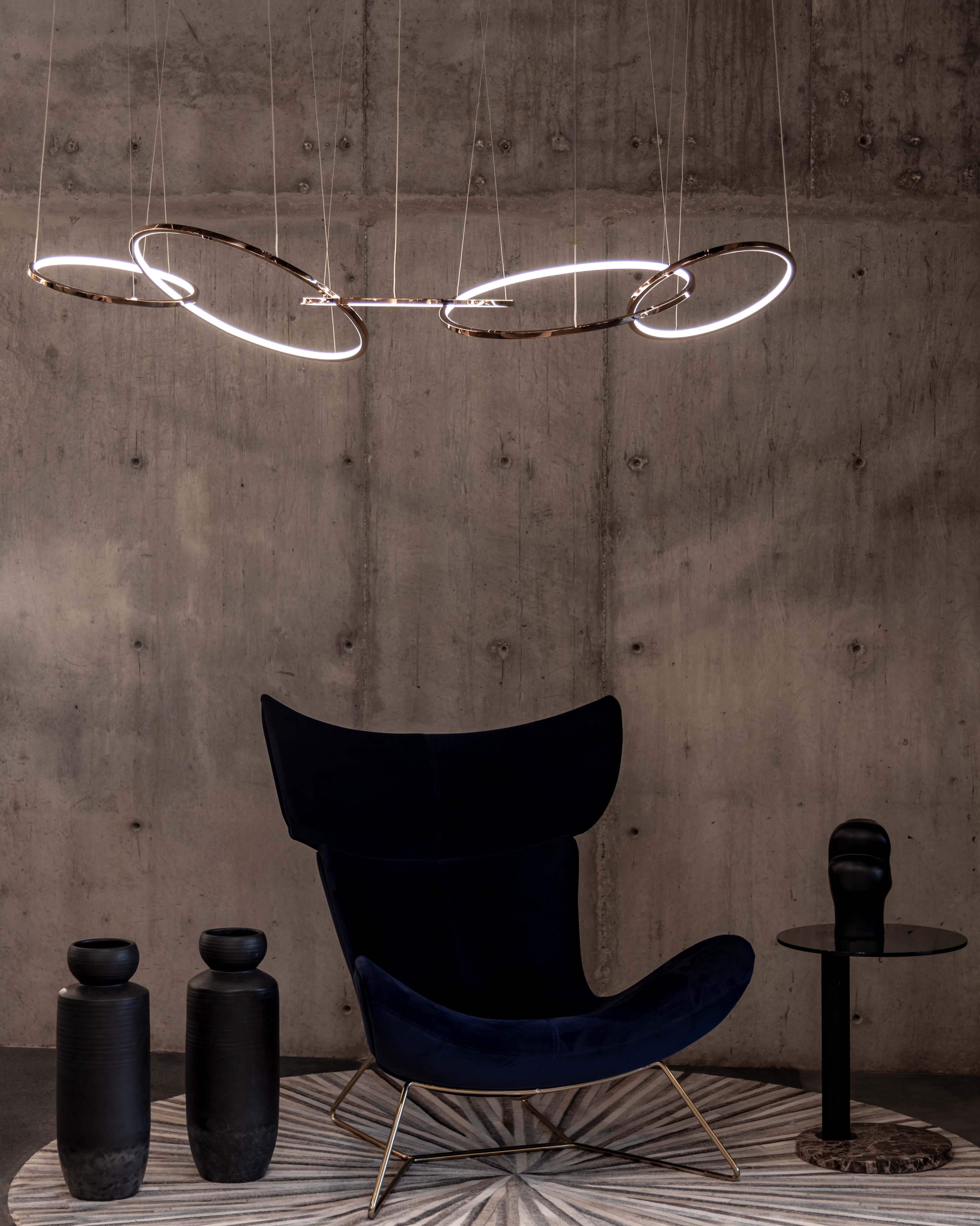 rose cooper chandelier