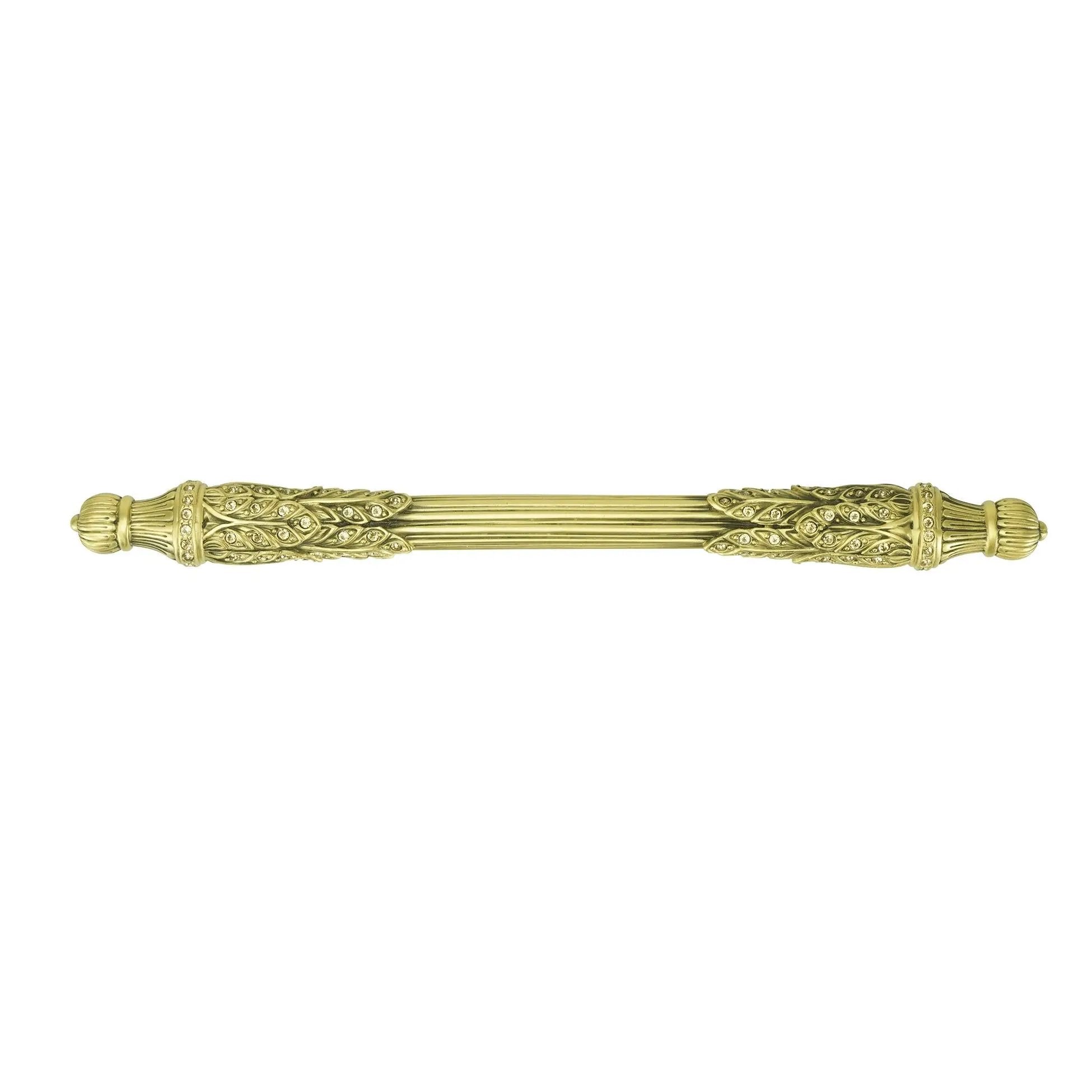 Edgar Berebi Lt. Colorado, Lt. Smoke and Smoke Topaz Crystal 5" C to C Hampton Pull by Edgar Berebi