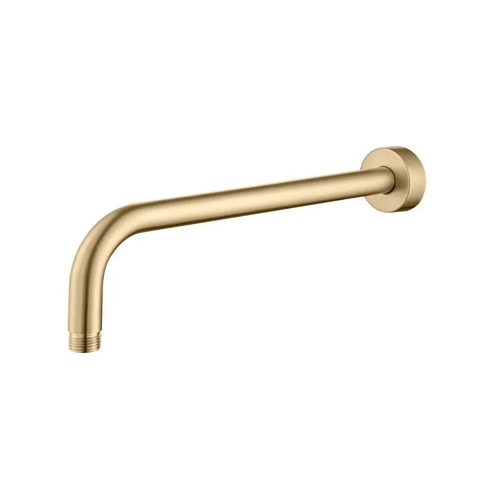 Flusso Wall Mount Round Shower Arm - 12" (300mm) - with Flange by Flusso