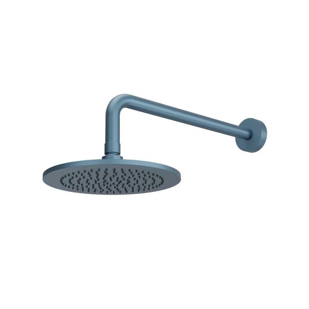 Flusso 8" Solid Brass Showerhead / Rainhead with 12" Wall Mount Shower Arm by Flusso