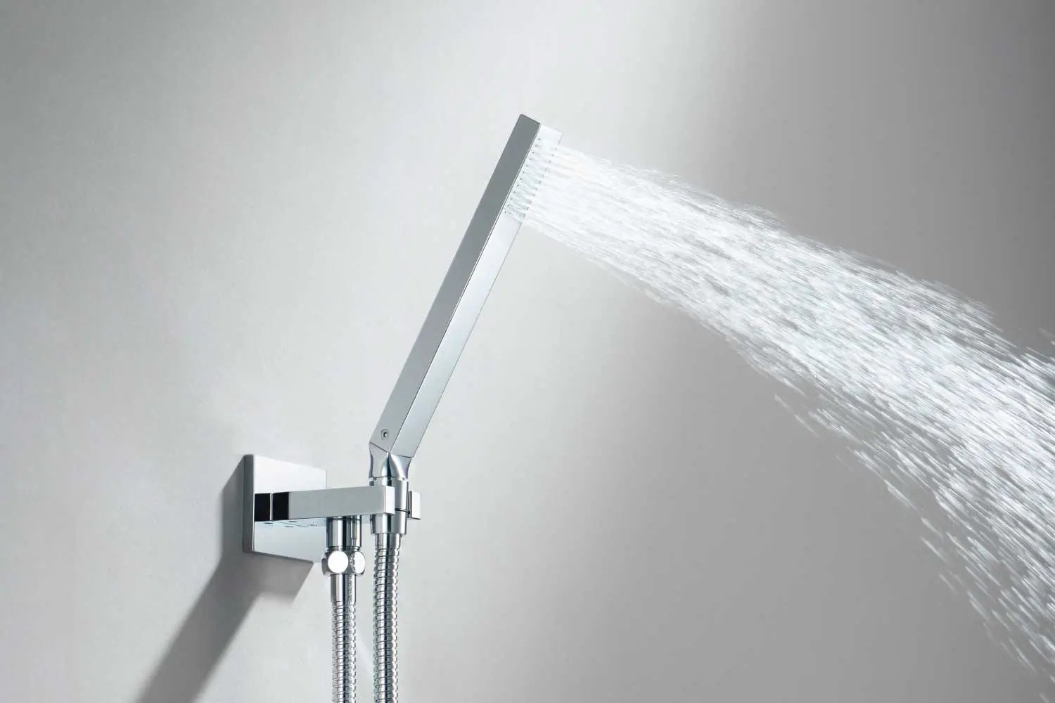 chrome hand shower