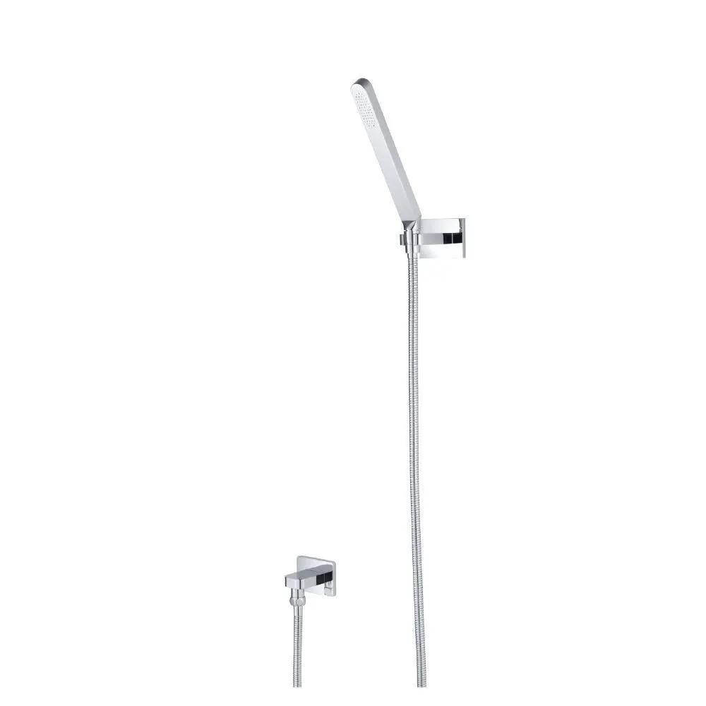 chrome hand shower