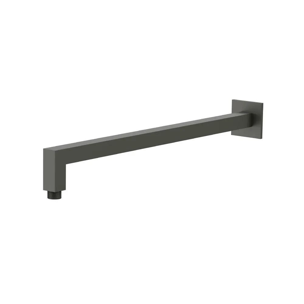 Flusso Wall Mount Square Shower Arm - 16" (400mm) - with Flange by Flusso