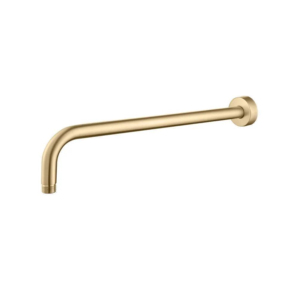 Flusso Wall Mount Round Shower Arm - 16" (400mm) - with Flange by Flusso