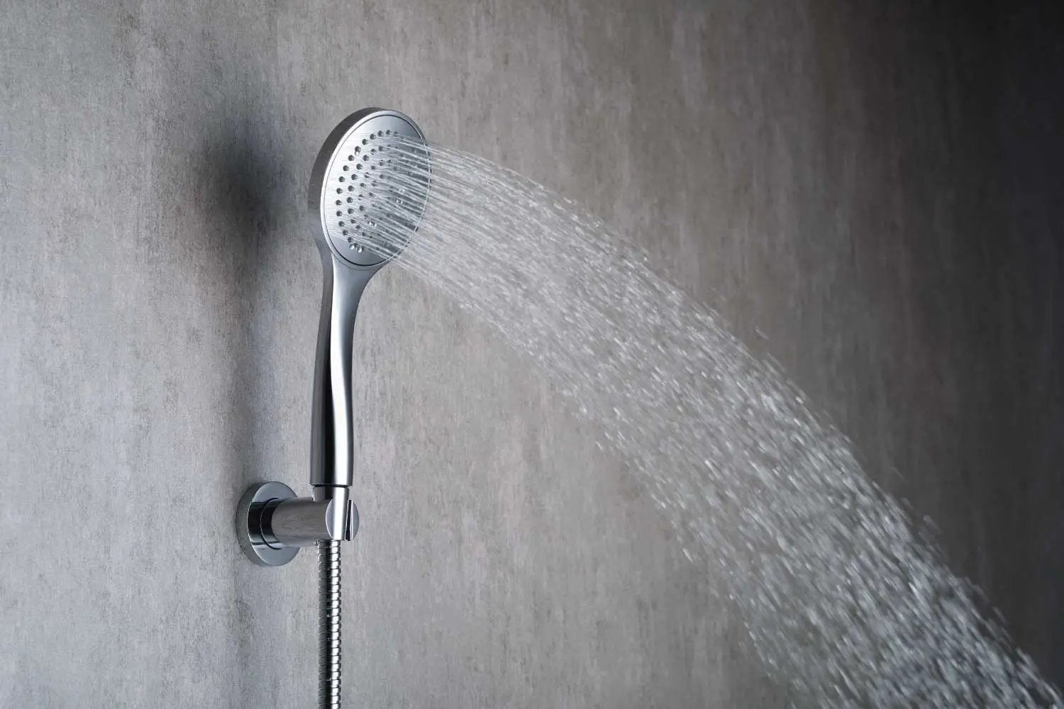 chrome hand shower