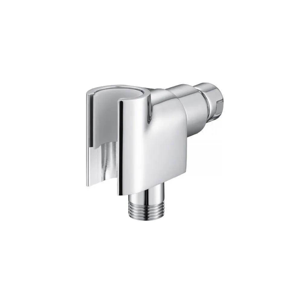chrome shower arm