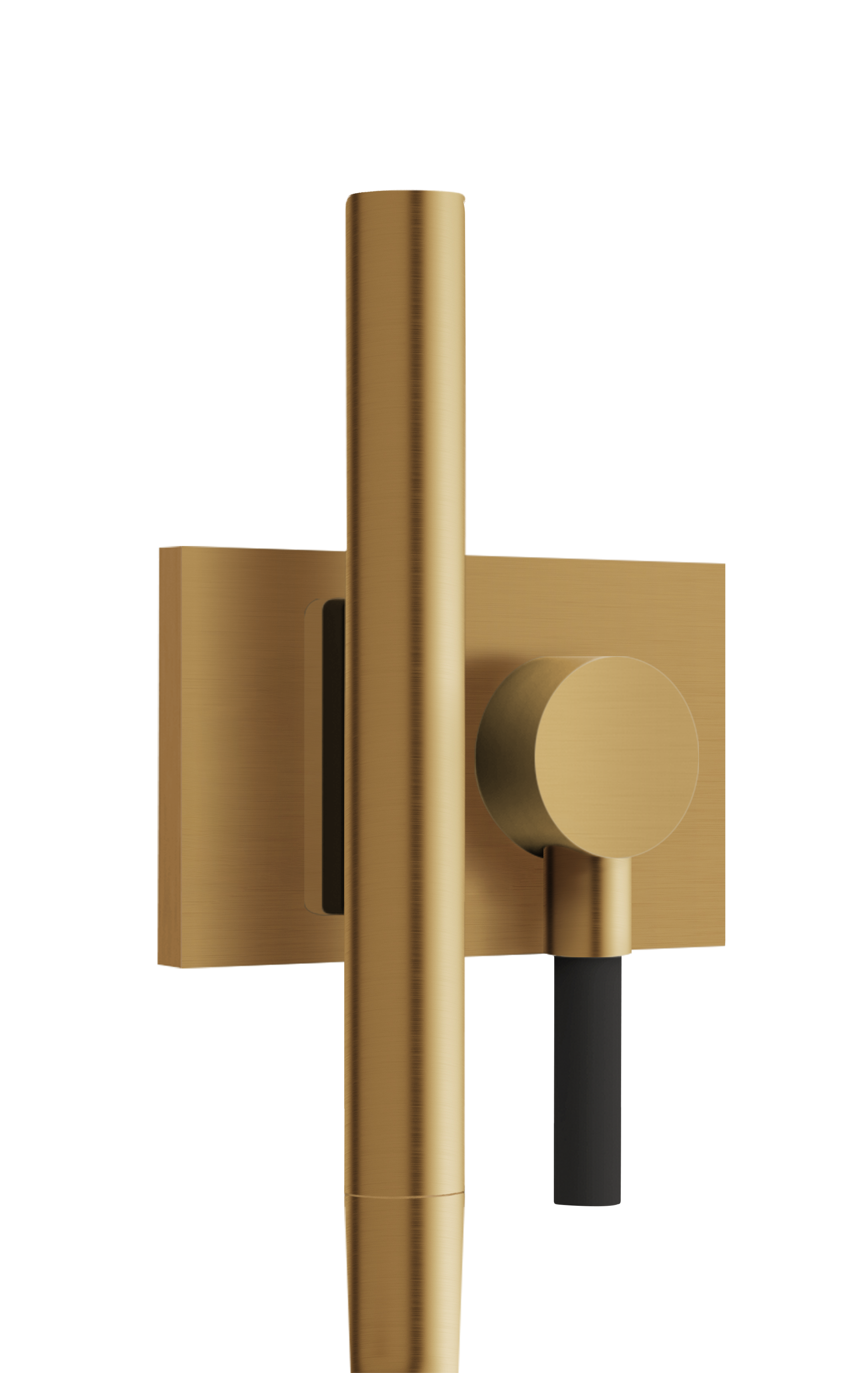 Aquabrass Magnetic Handshower Set with Square Flange by Aquabrass
