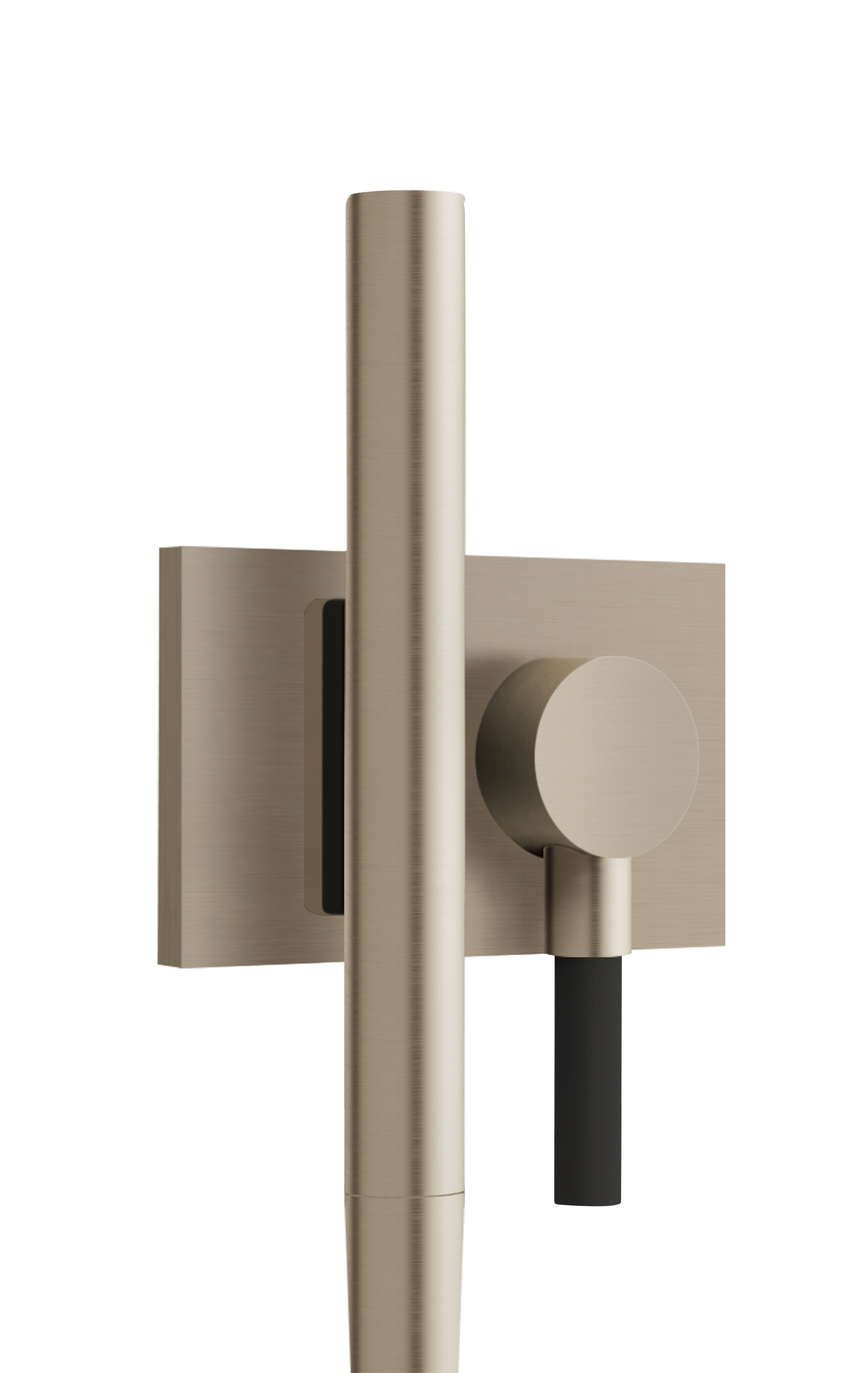 Aquabrass Magnetic Handshower Set with Square Flange by Aquabrass