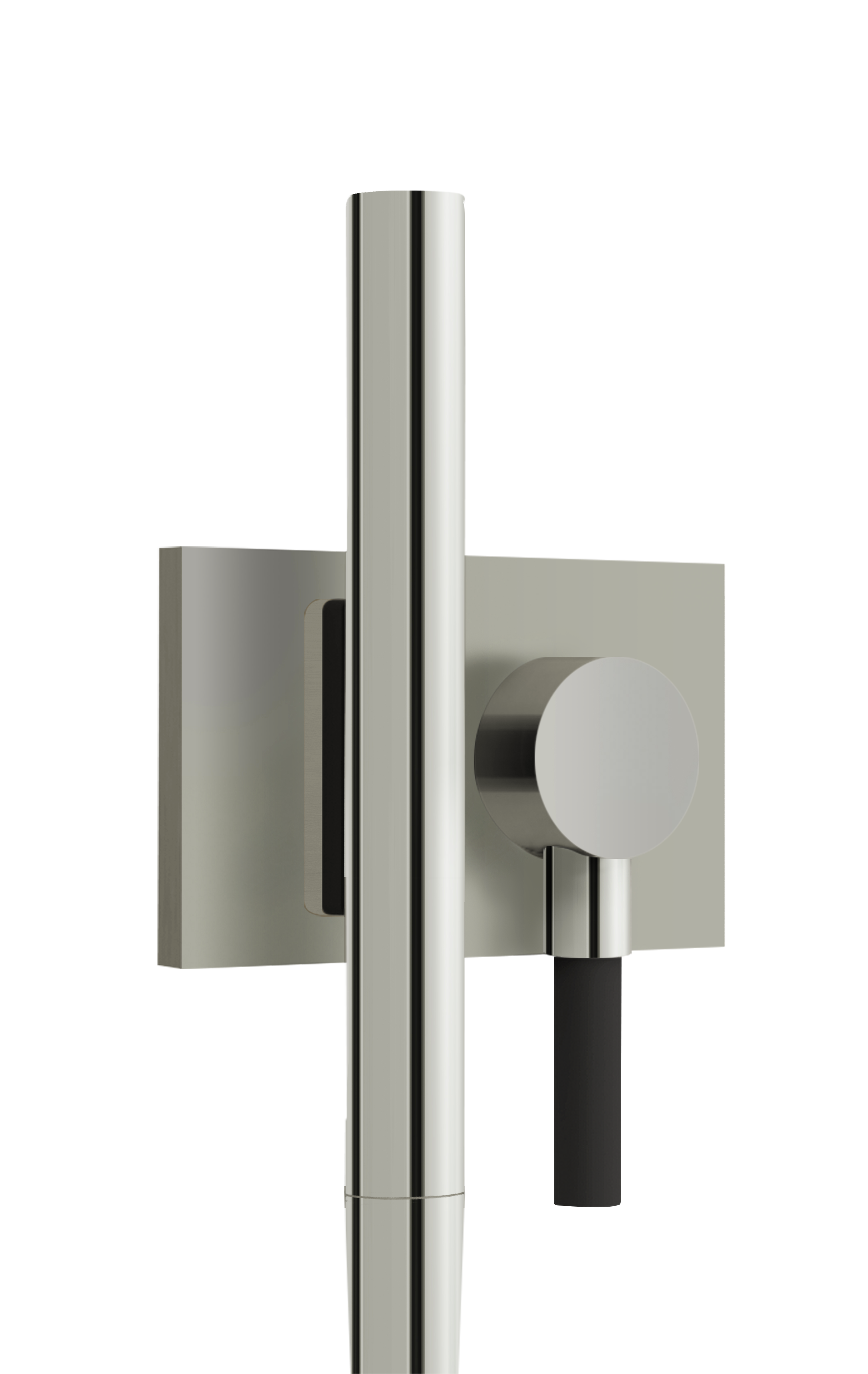 Aquabrass Magnetic Handshower Set with Square Flange by Aquabrass