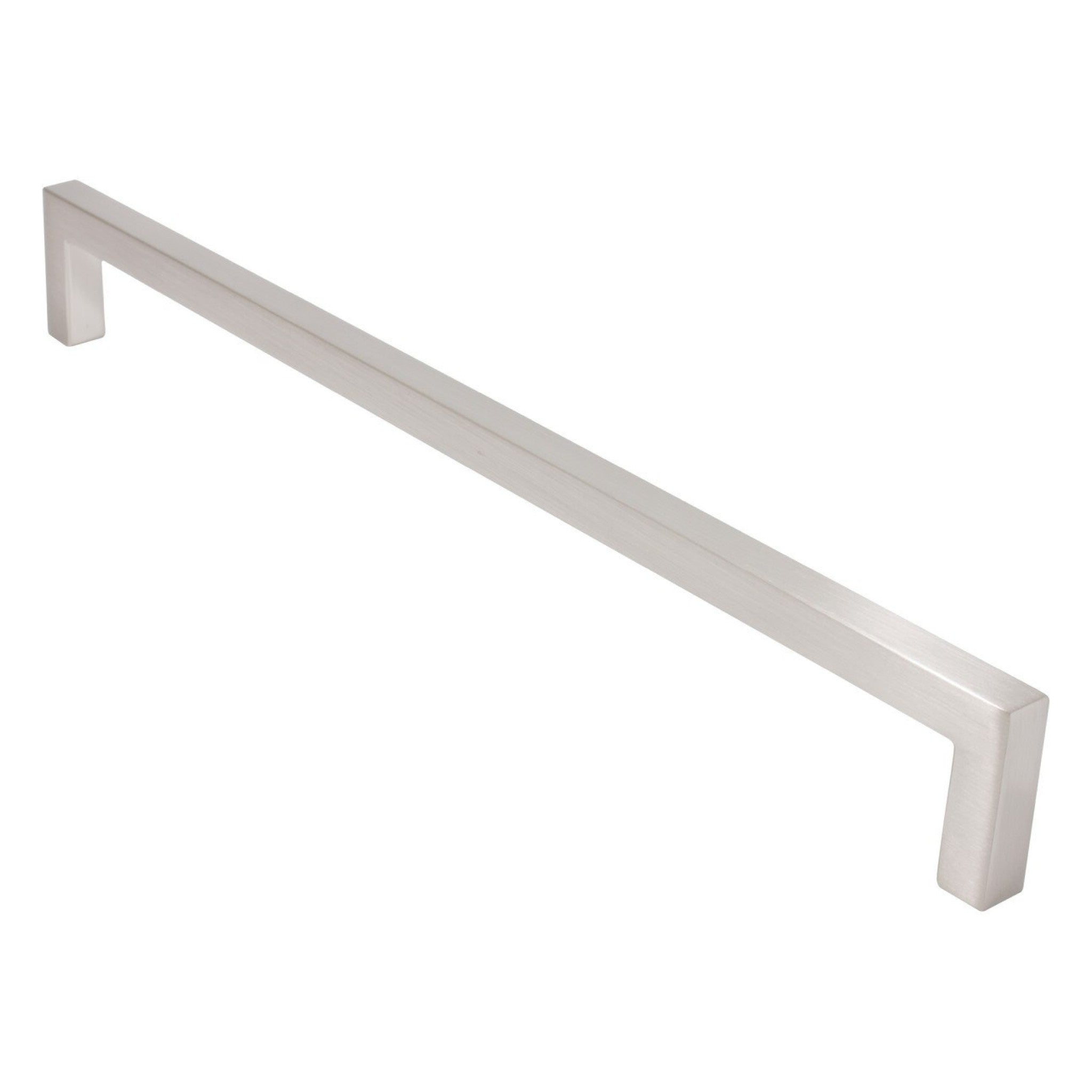 satin nickel square pull