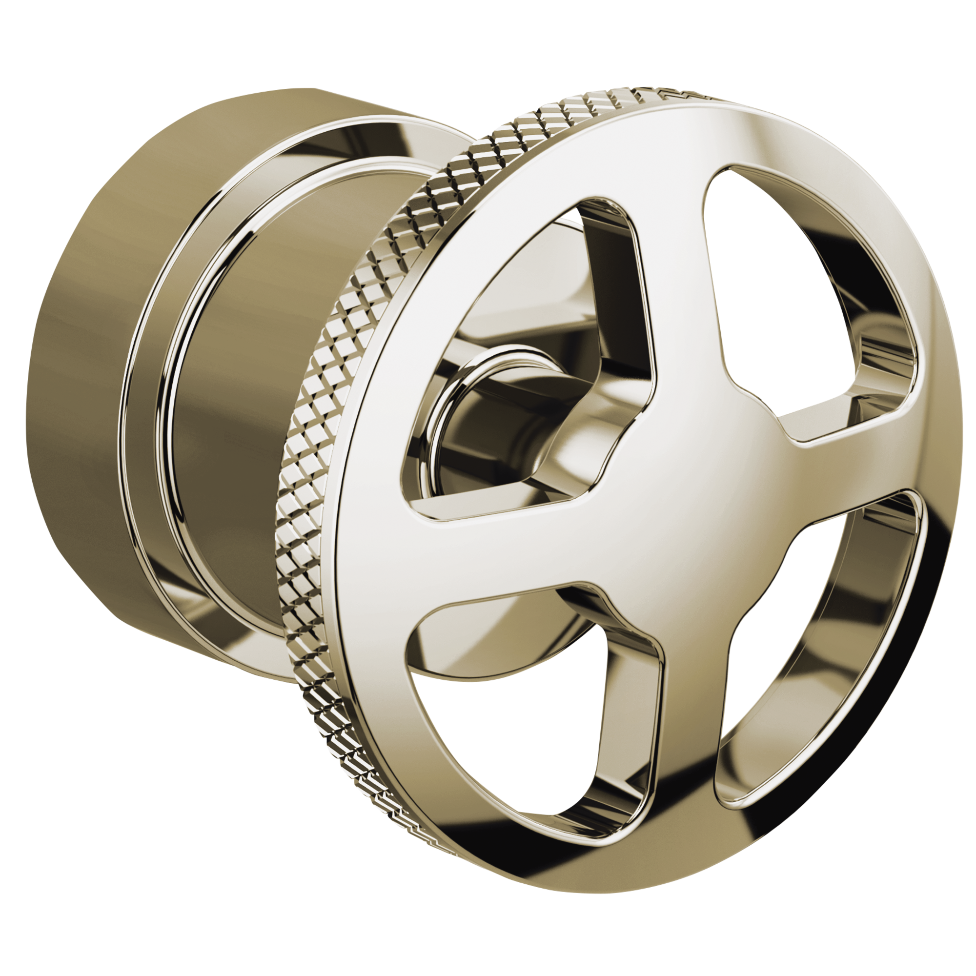 polished nickel handle kit