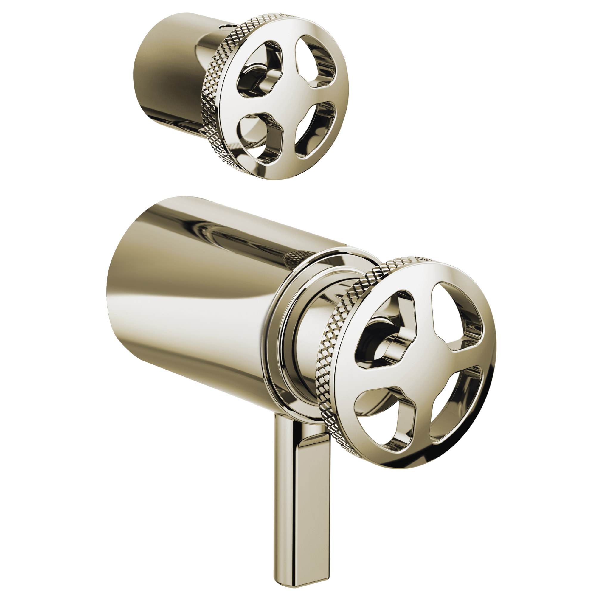 polished nickel handle kit