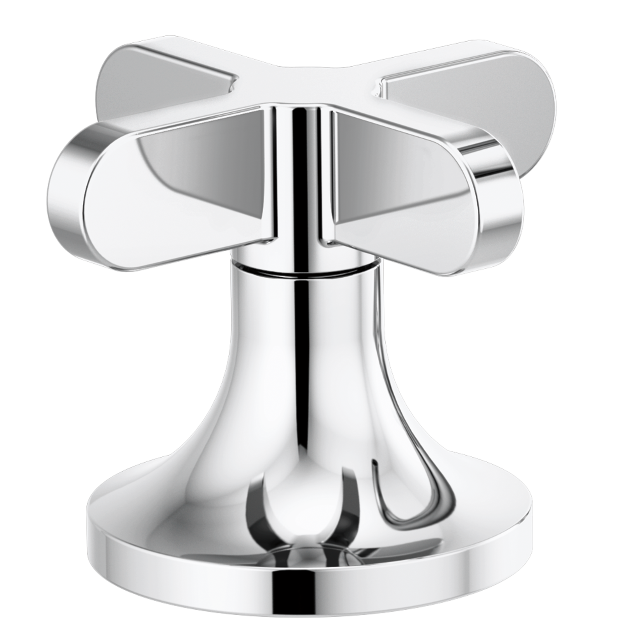 chrome cross handle