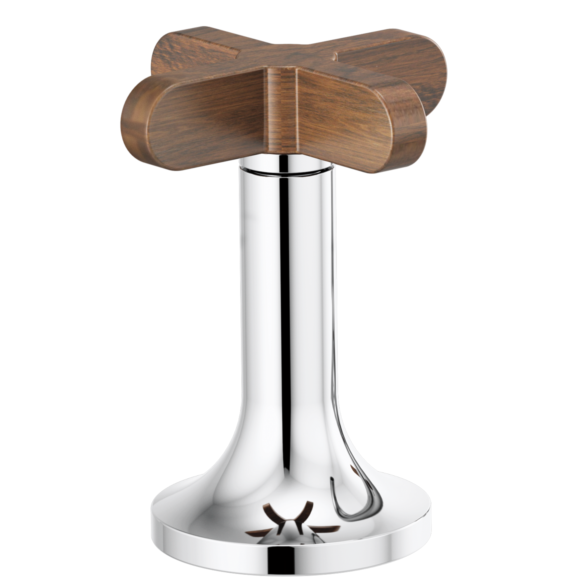 chrome cross handle
