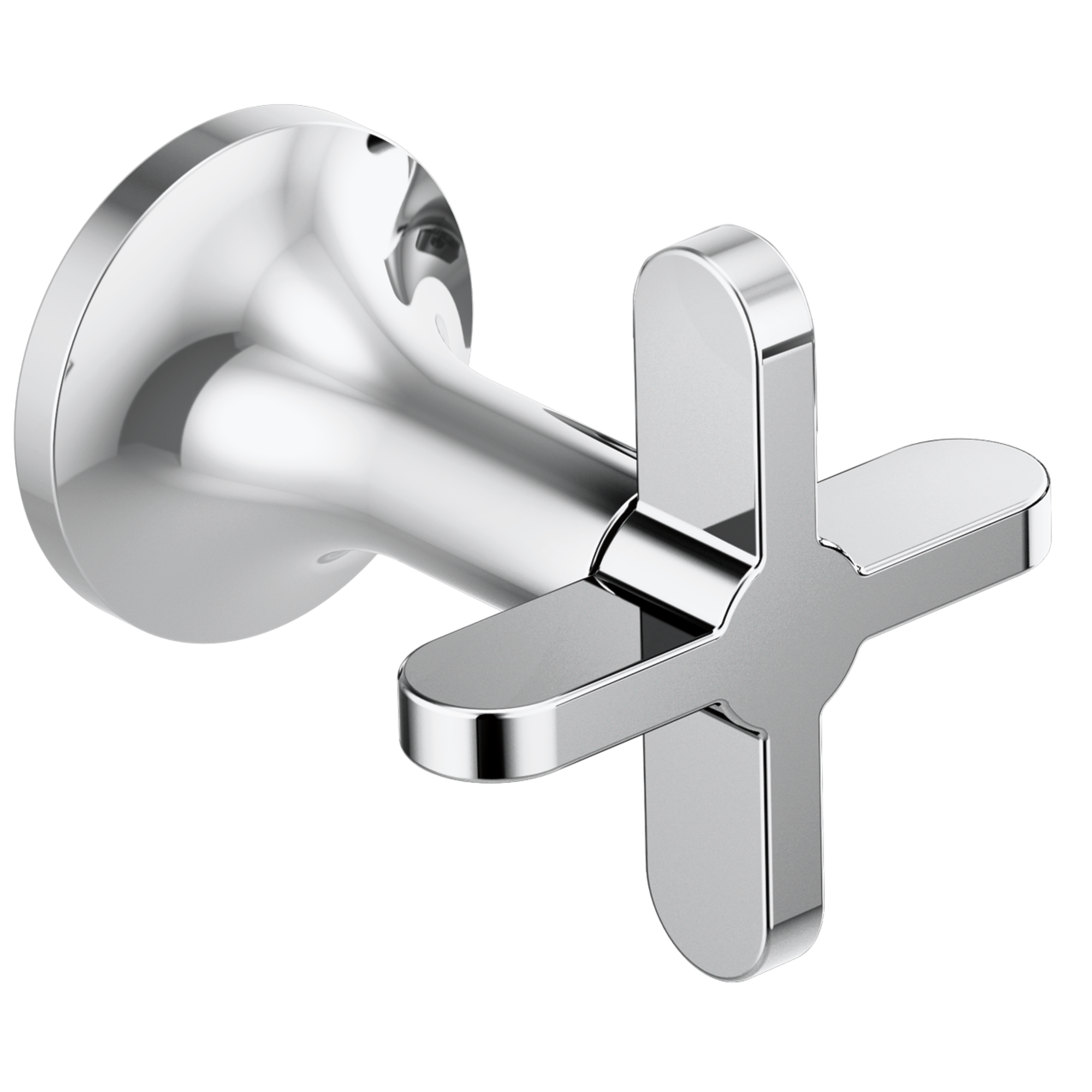 chrome cross handle