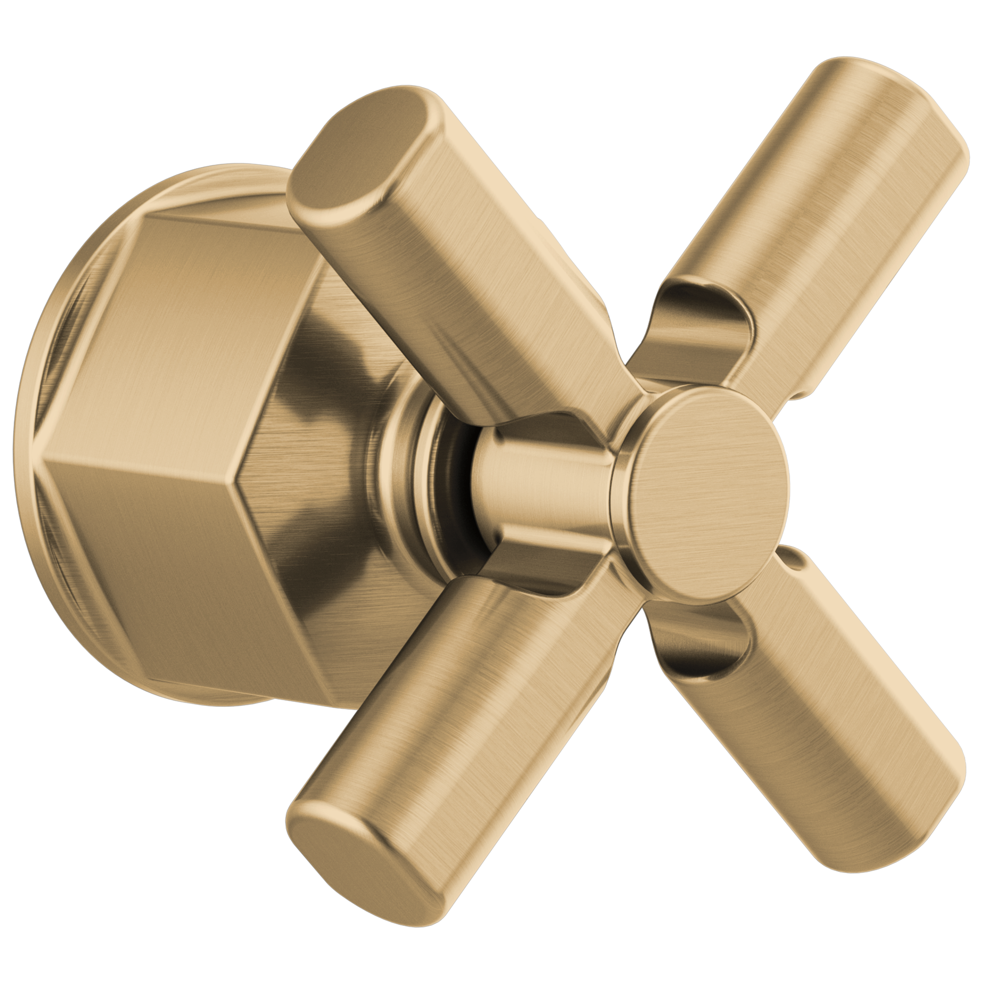 Brizo Invari Single-Handle Floor Mount Tub Filler Cross Handle Kit by Brizo