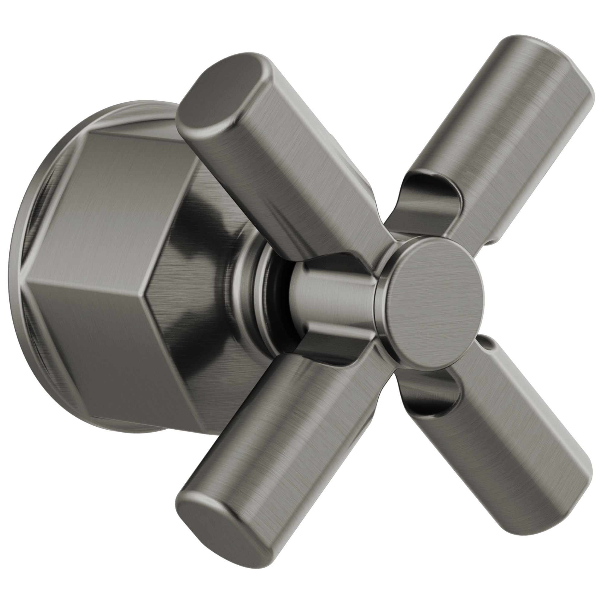 Brizo Invari Single-Handle Floor Mount Tub Filler Cross Handle Kit by Brizo