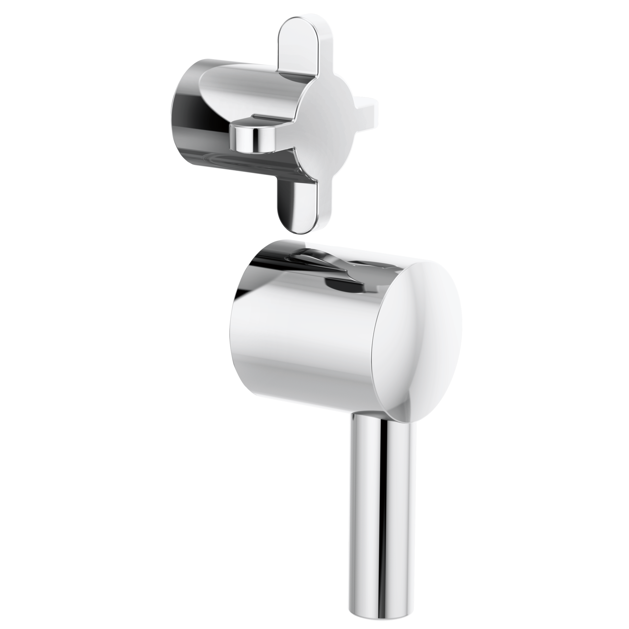 chrome cross handle